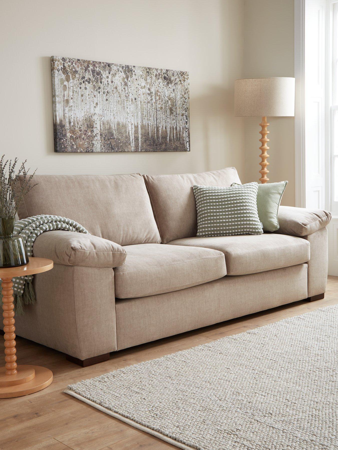Image 1 of 7 of Very Home Eliza Fabric 3 Seater Sofa&nbsp;- FSC&reg; Certified
