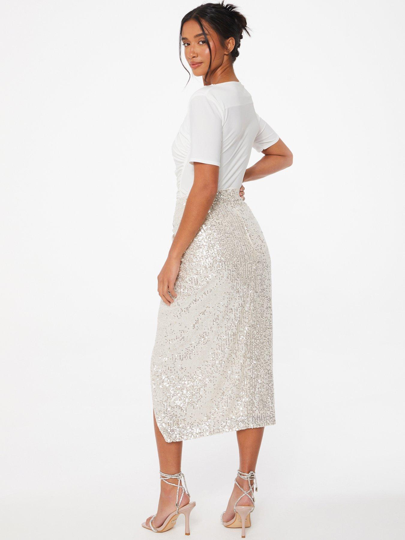 Sequin top skirt quiz