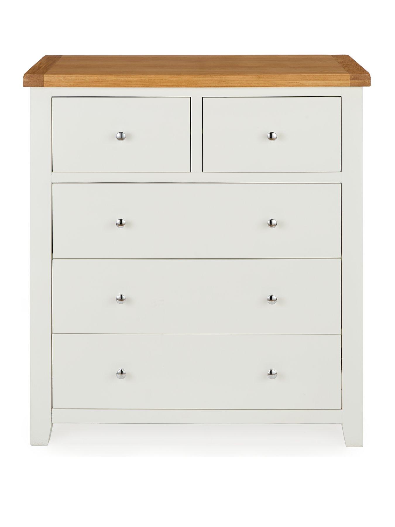 Very Home Hamilton Ready Assembled 2 + 3 Drawer Chest | Littlewoods