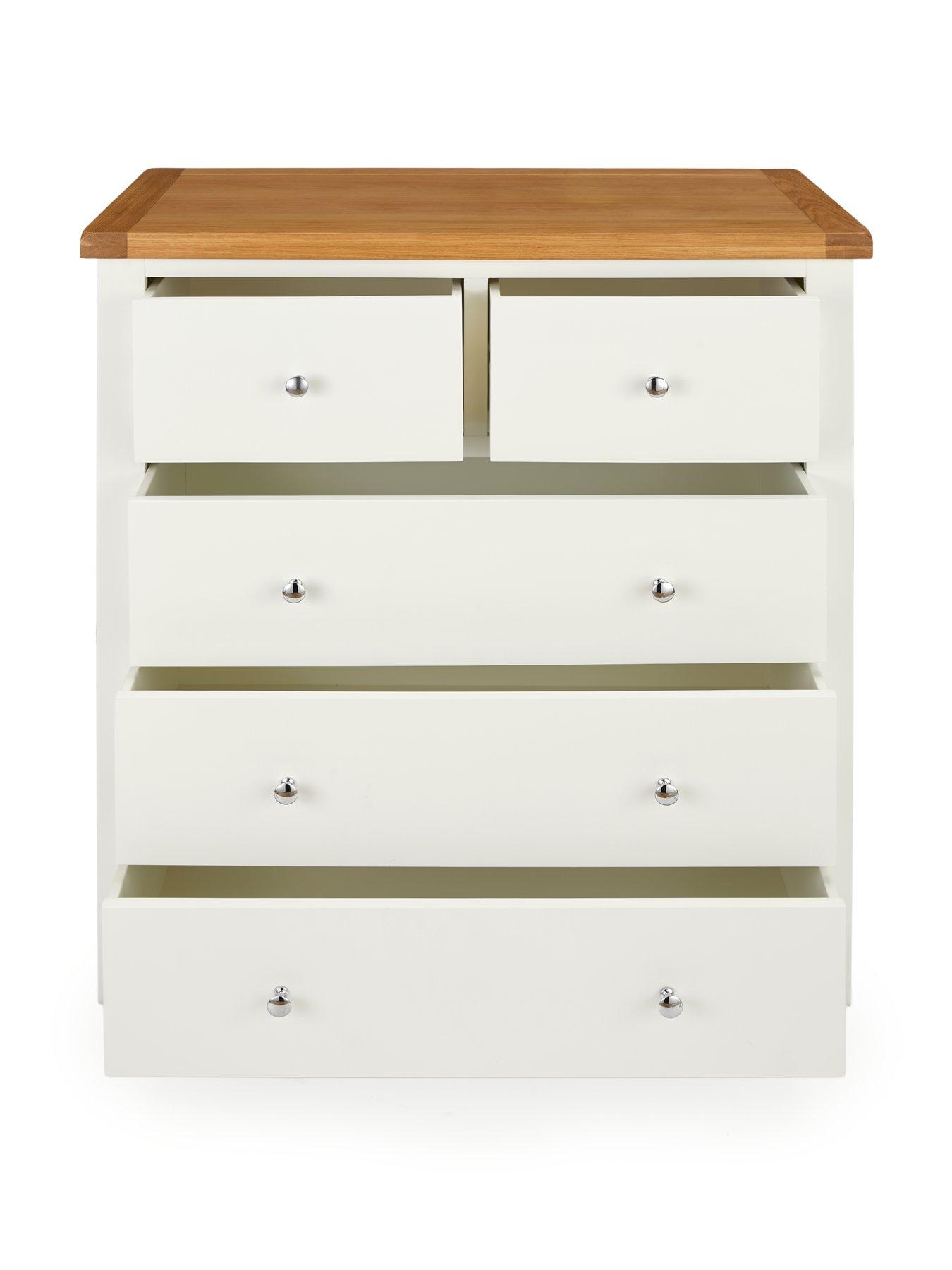 Very Home Hamilton Ready Assembled 2 + 3 Drawer Chest | Littlewoods