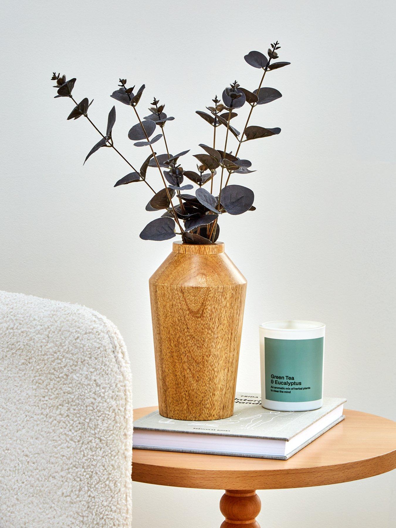 undefined Faded Medium Wooden Vase