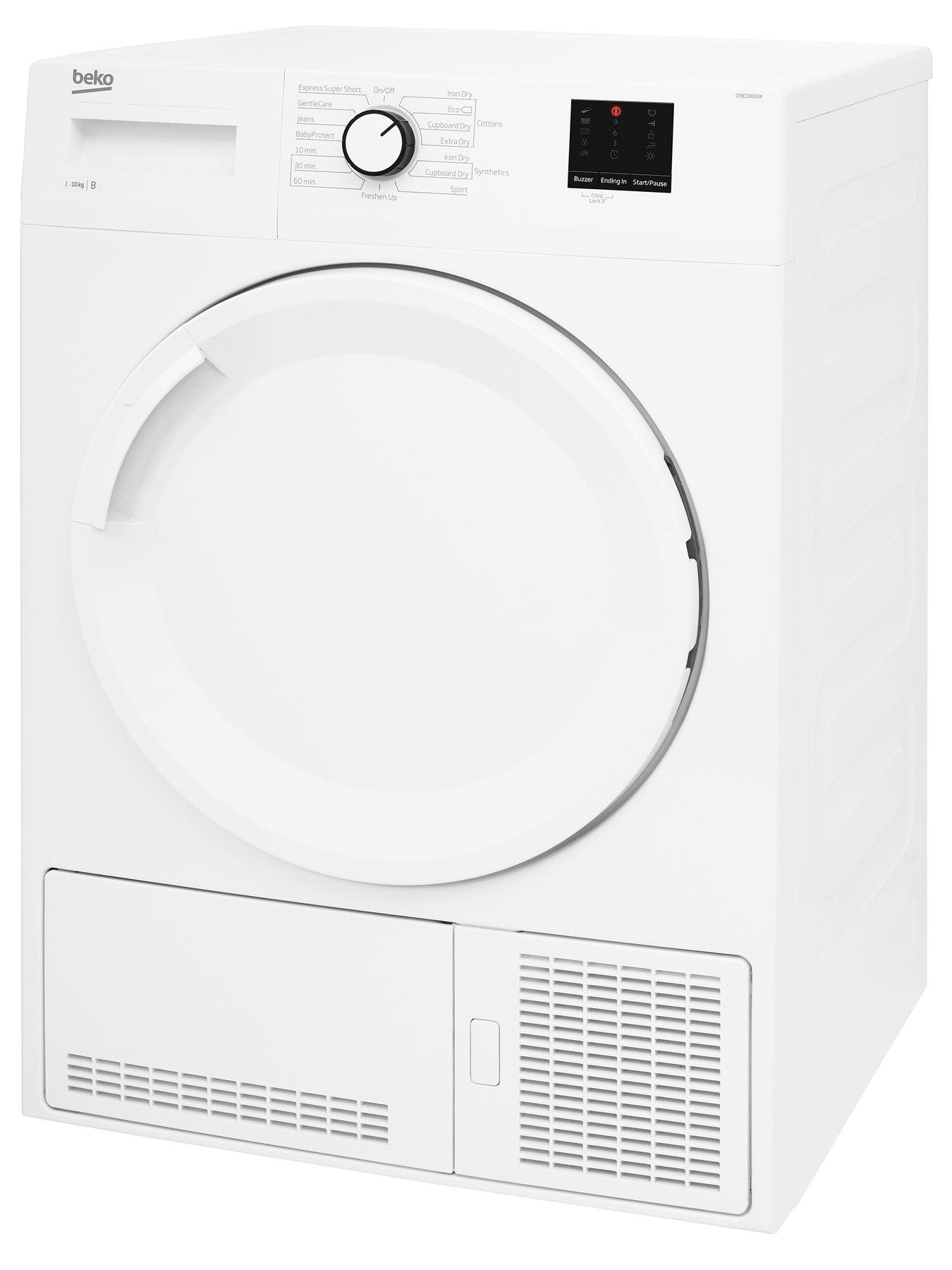 Beko Dtbc10001w 10 Kg Condenser Tumble Dryer - White 