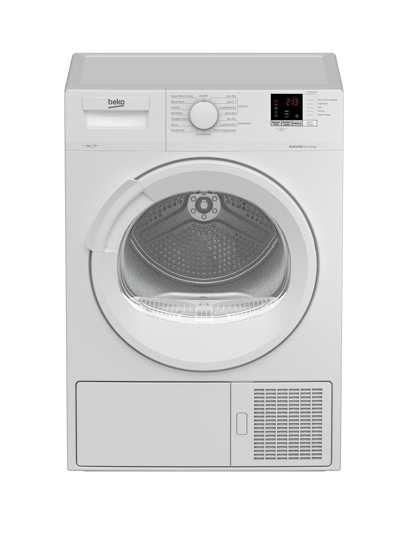 beko-dtlp81151w-8kg-heat-pump-tumble-dryer-white