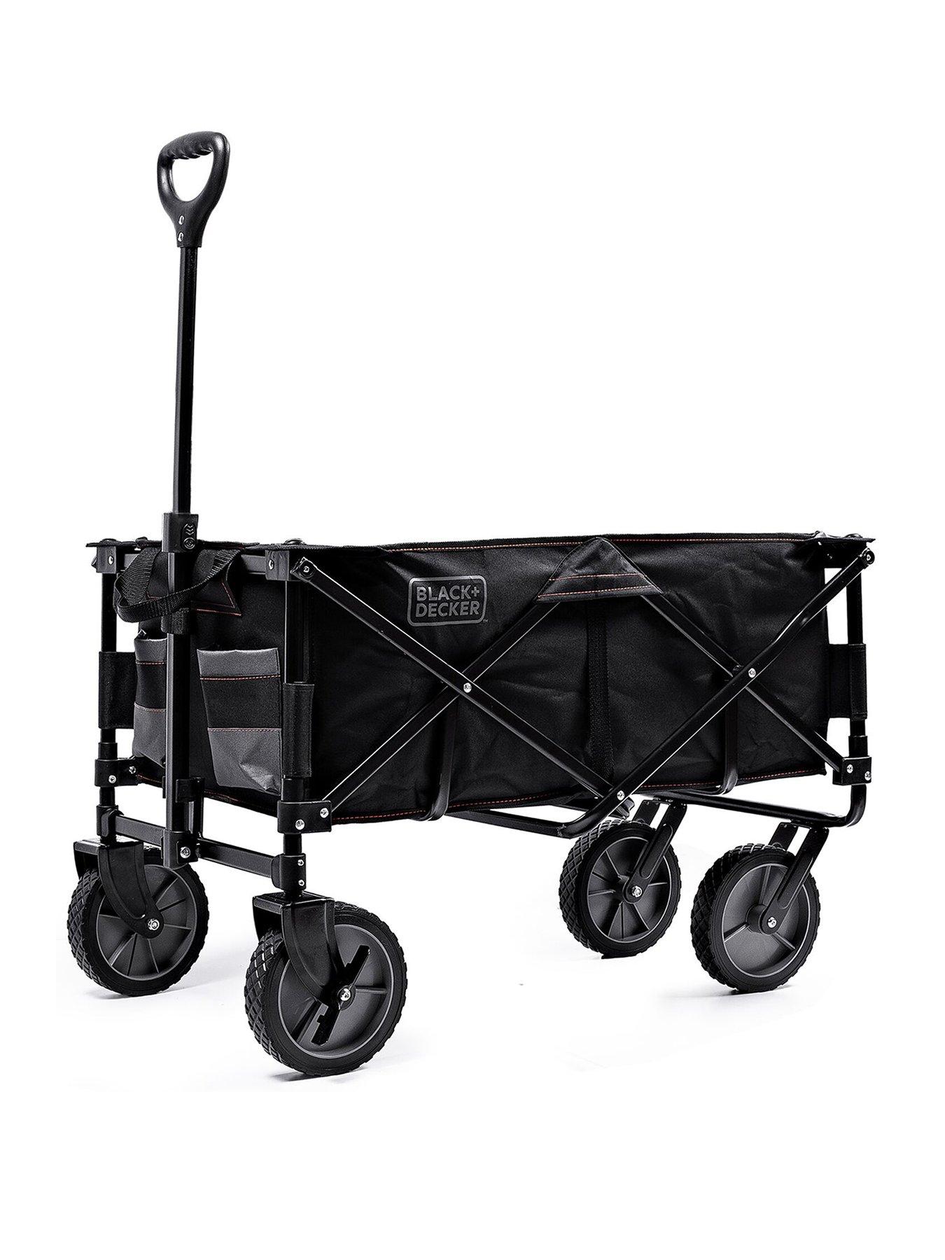 Image 1 of 7 of Black & Decker Collapsible Wagon - Black