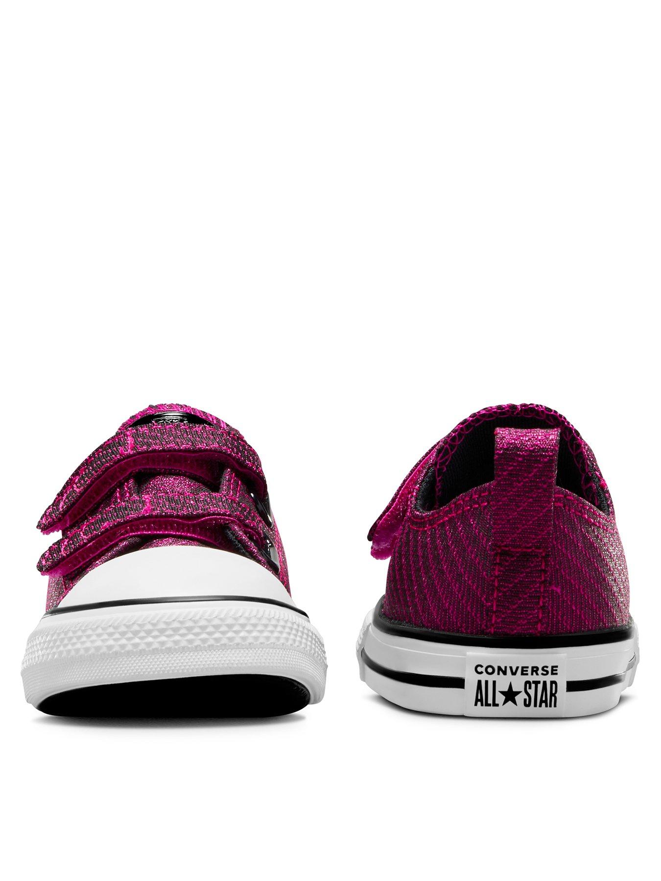 Sparkly pink deals baby converse