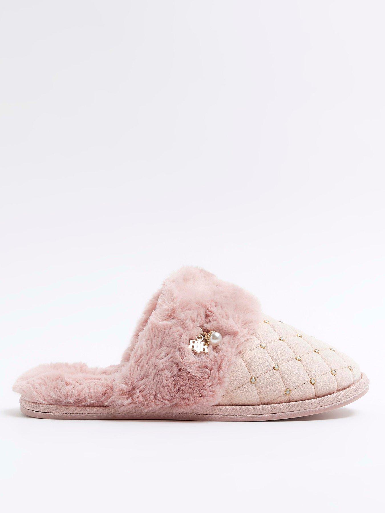 River island women's online slippers