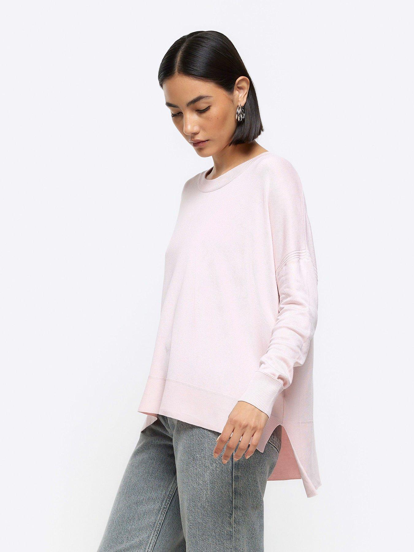 Vila Rollneck Long Sleeve Knitted Top - Pink