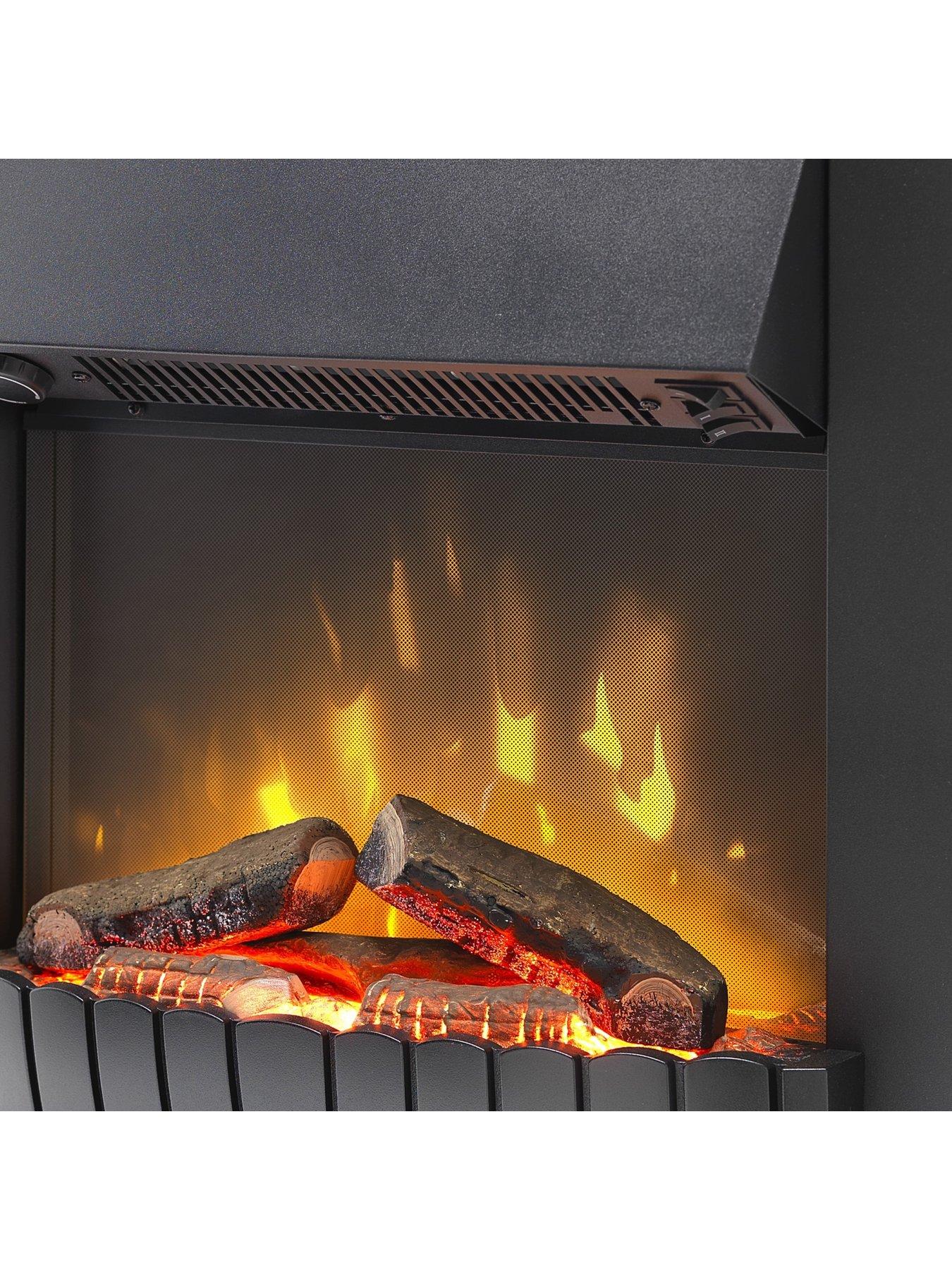 Dimplex Clement Black Optiflame Inset Fire | littlewoods.com