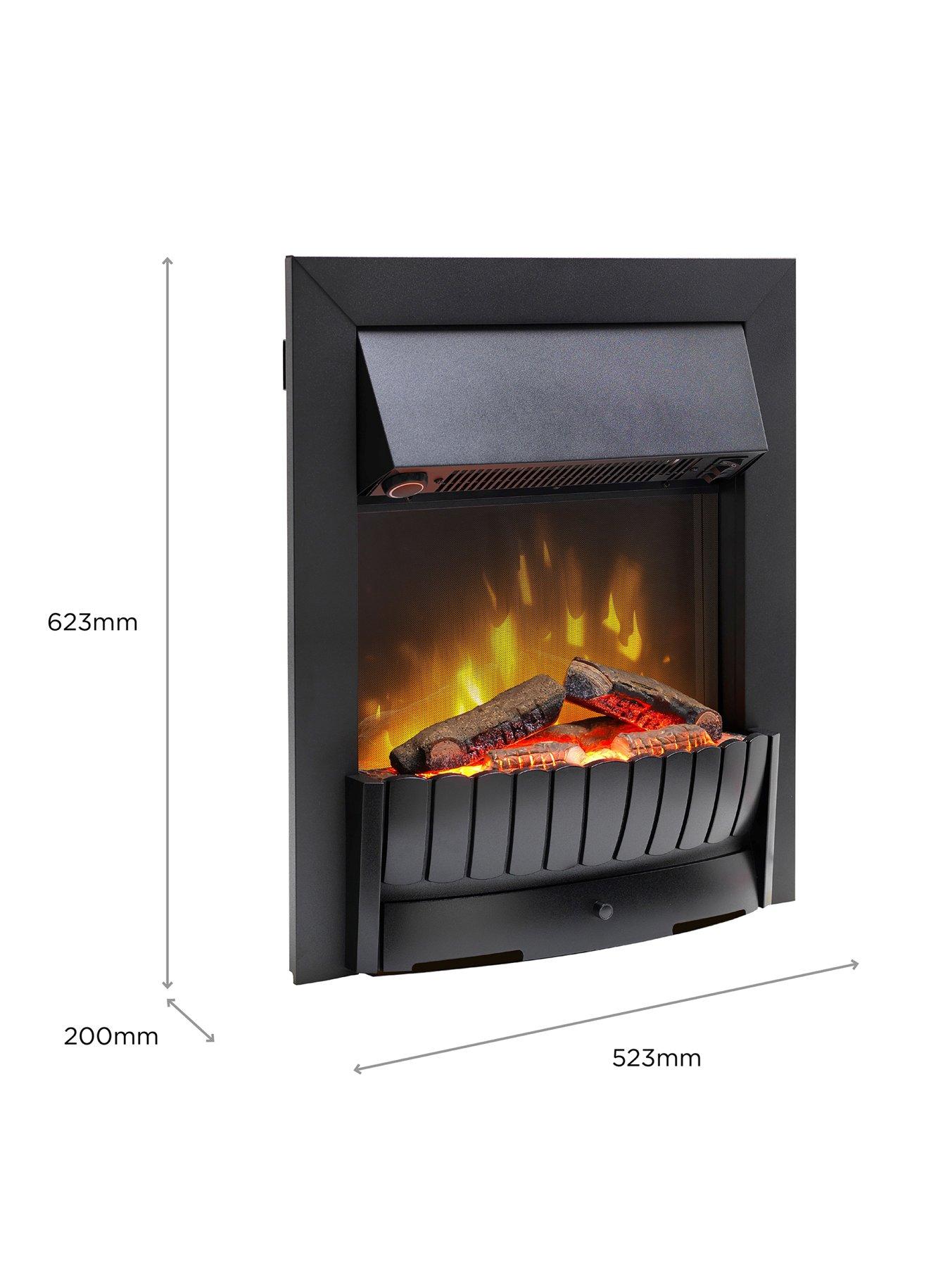  image of dimplex-clement-black-optiflame-inset-fire