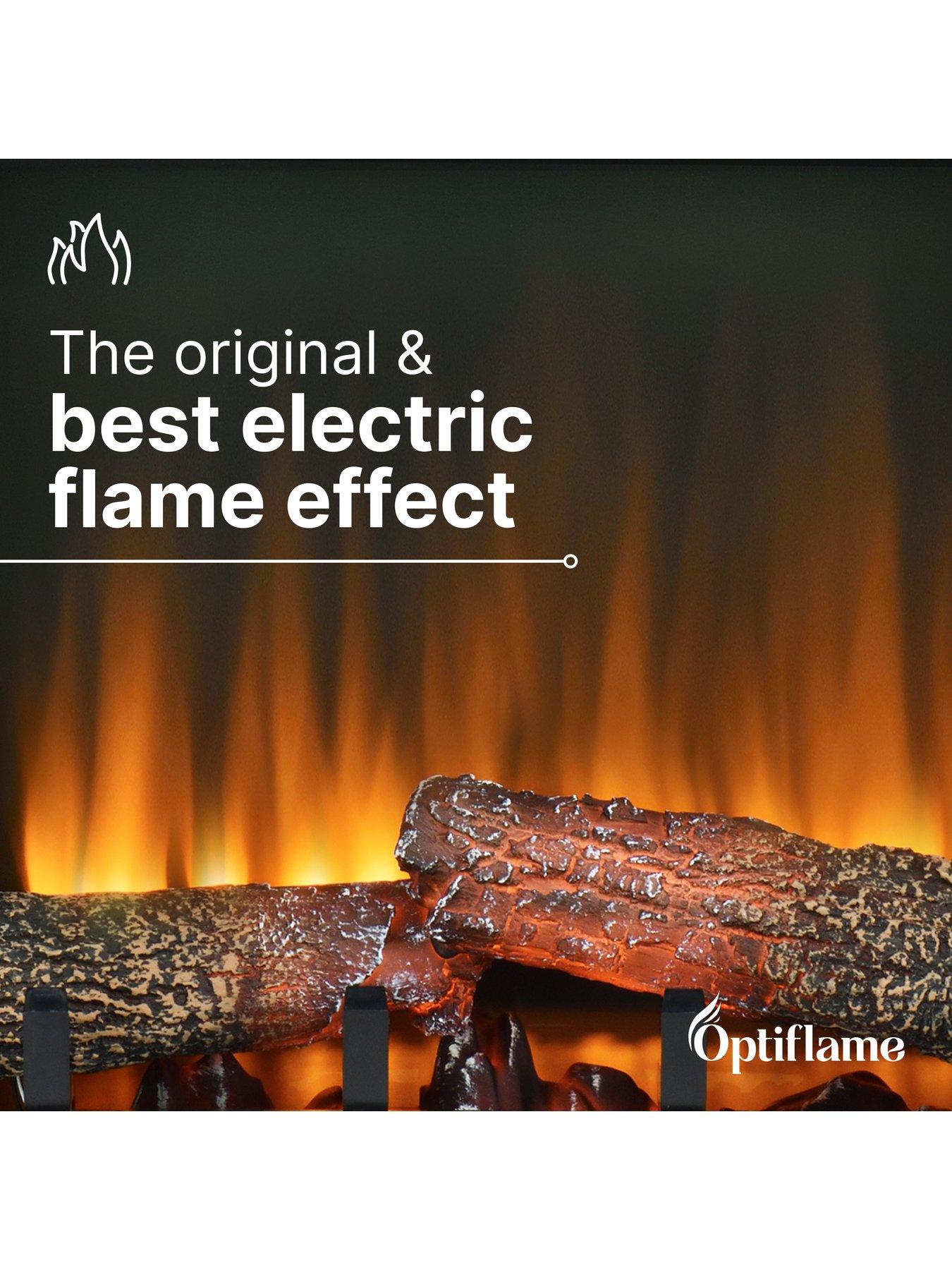 Image 6 of 8 of Dimplex Clement Black Optiflame Inset Fire