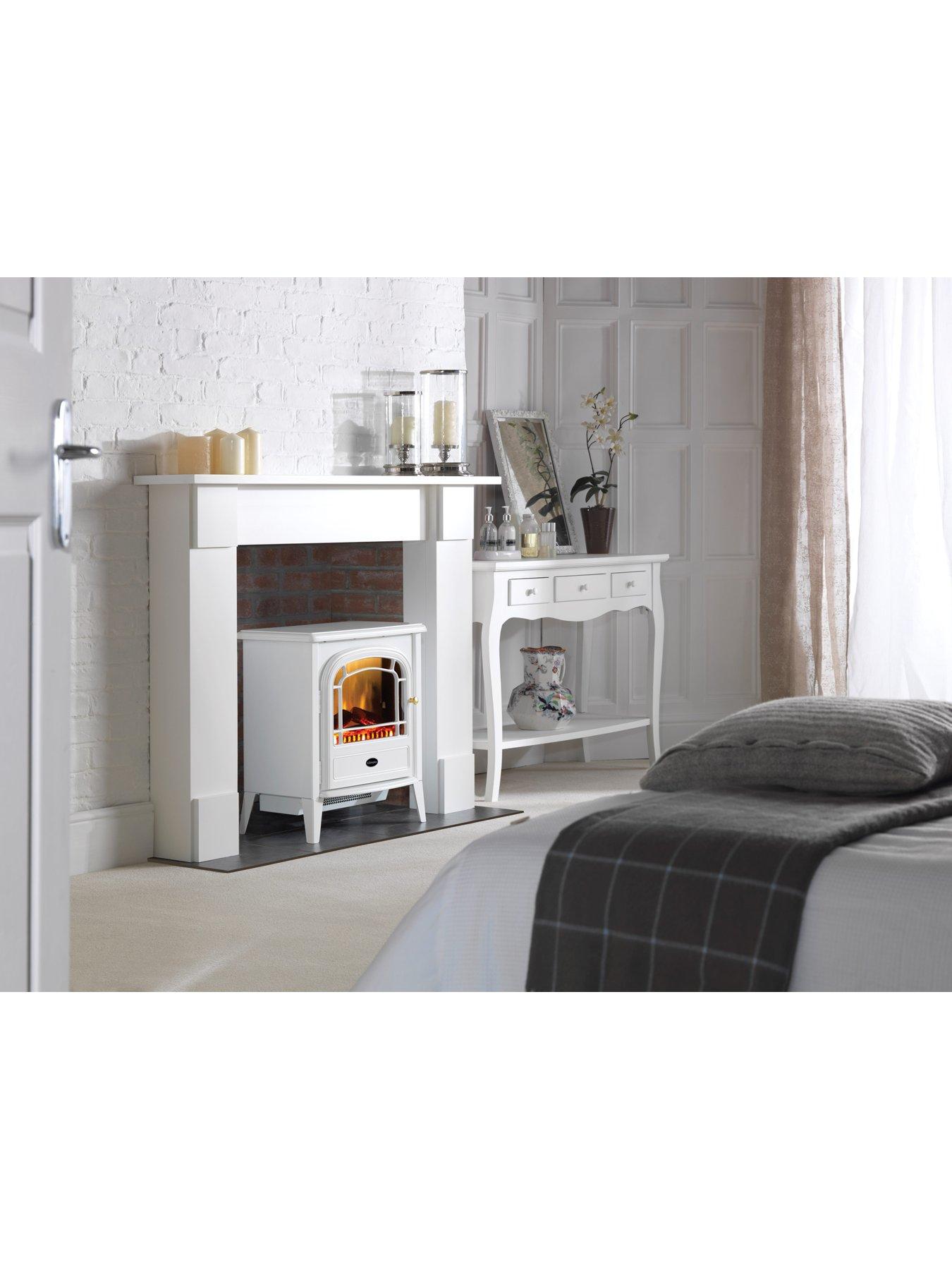 Image 2 of 7 of Dimplex Courcheval Optiflame 2kW Electric Stove Fire, Remote Control, White