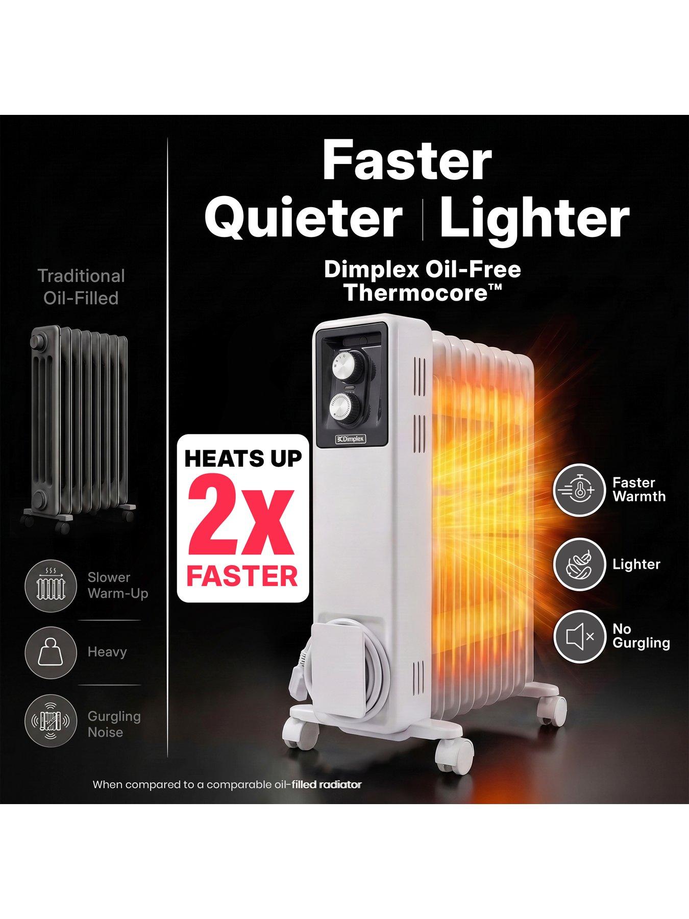 Dimplex ECR20 Oil-Free Column Radiator 2kW | Littlewoods