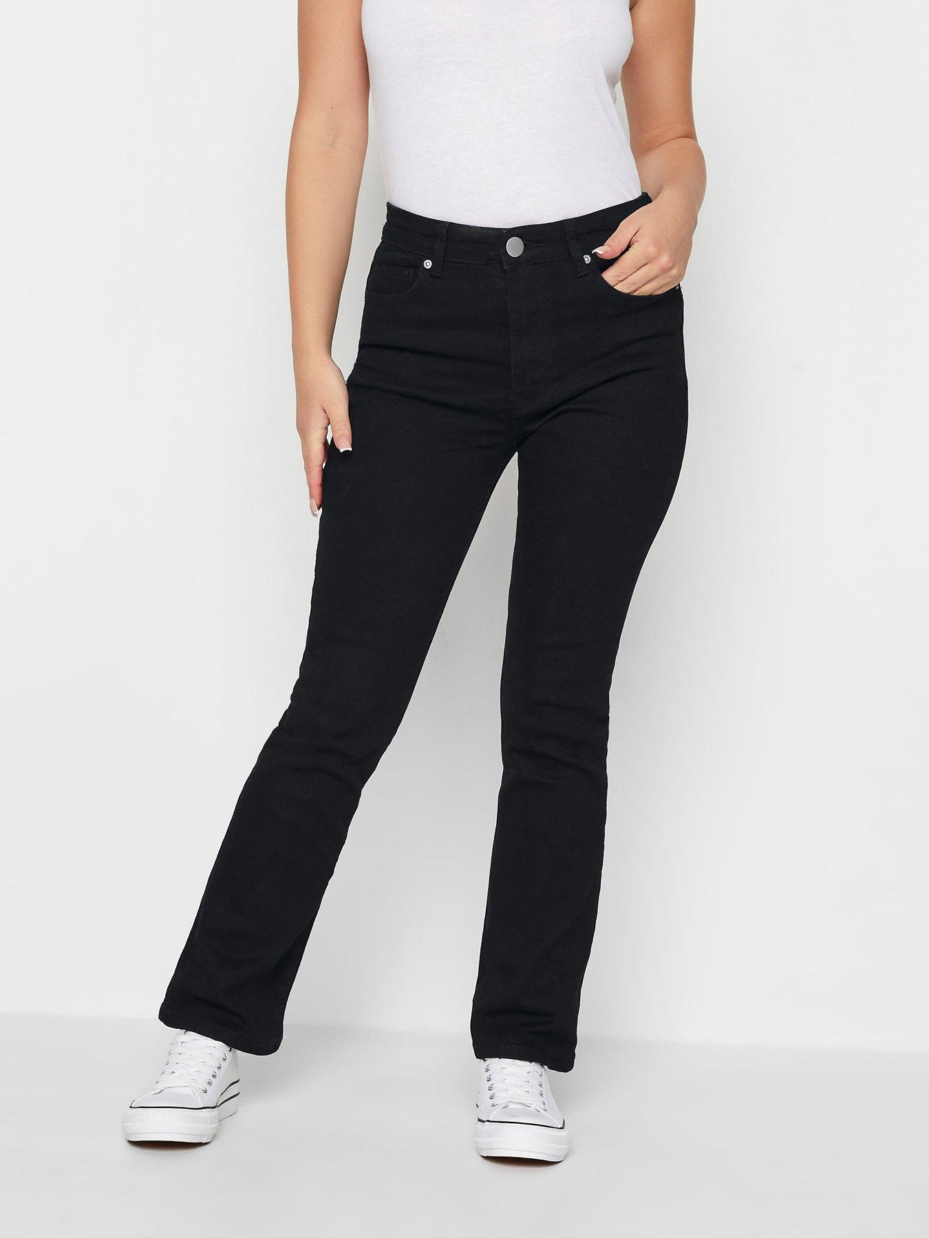 PixieGirl Petite Bootcut Jean Black Littlewoods