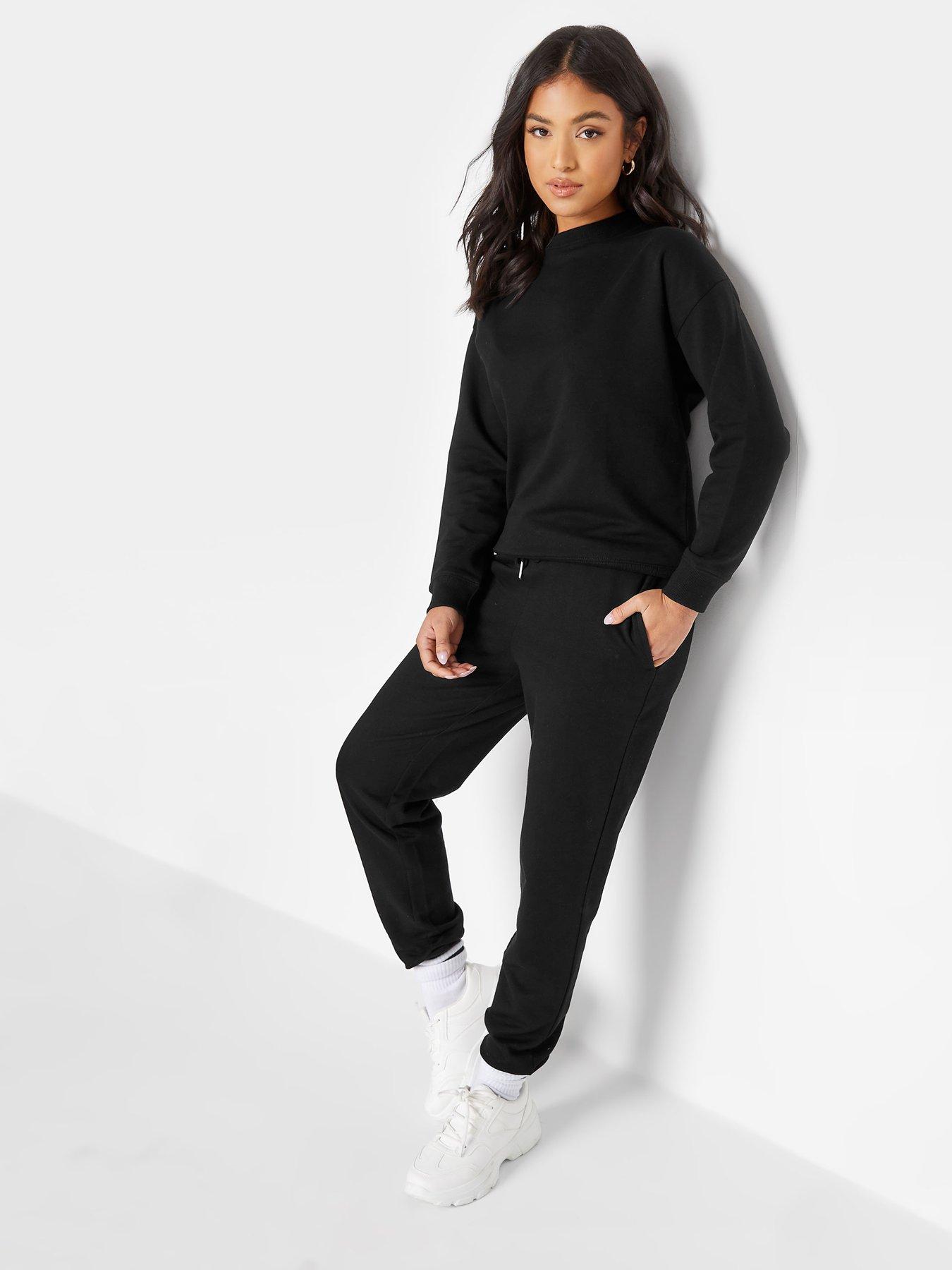 Petite joggers black on sale