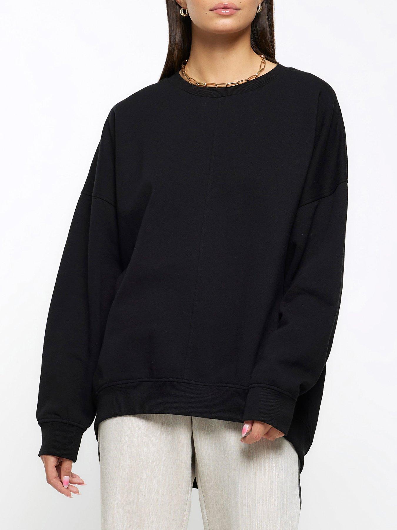 River island hot sale black sweatshirt