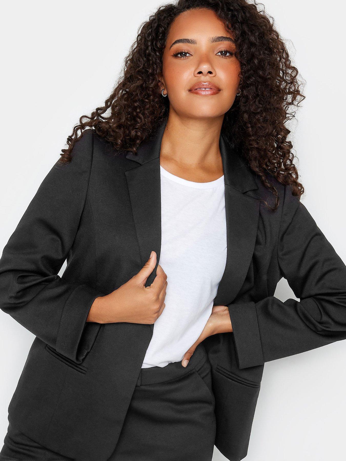 Petite black 2024 blazer womens