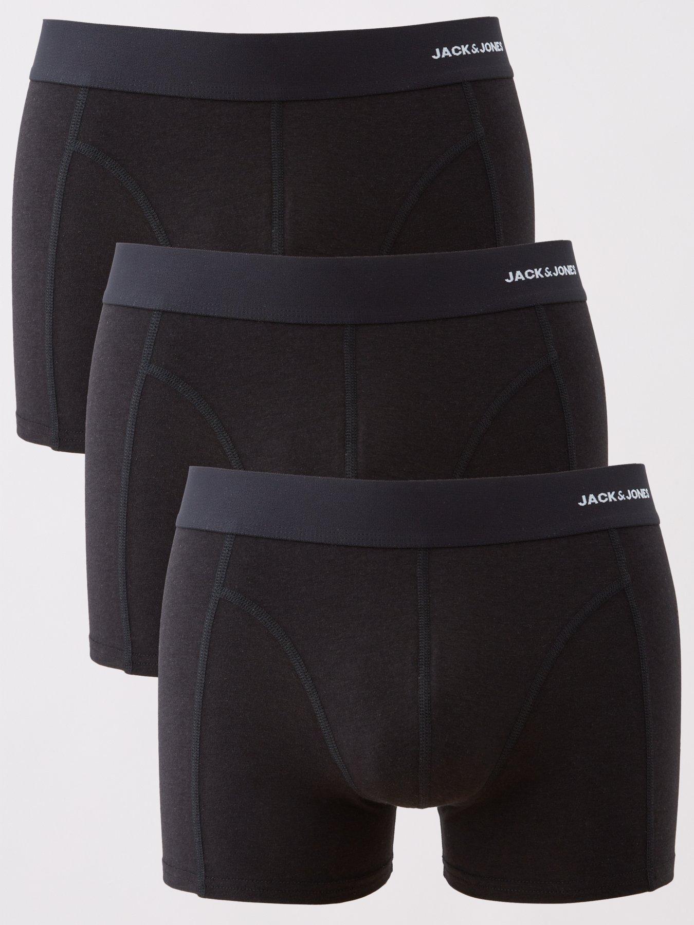undefined Jack  &  Jones 3-pack Bamboo Viscose Trunks - Black