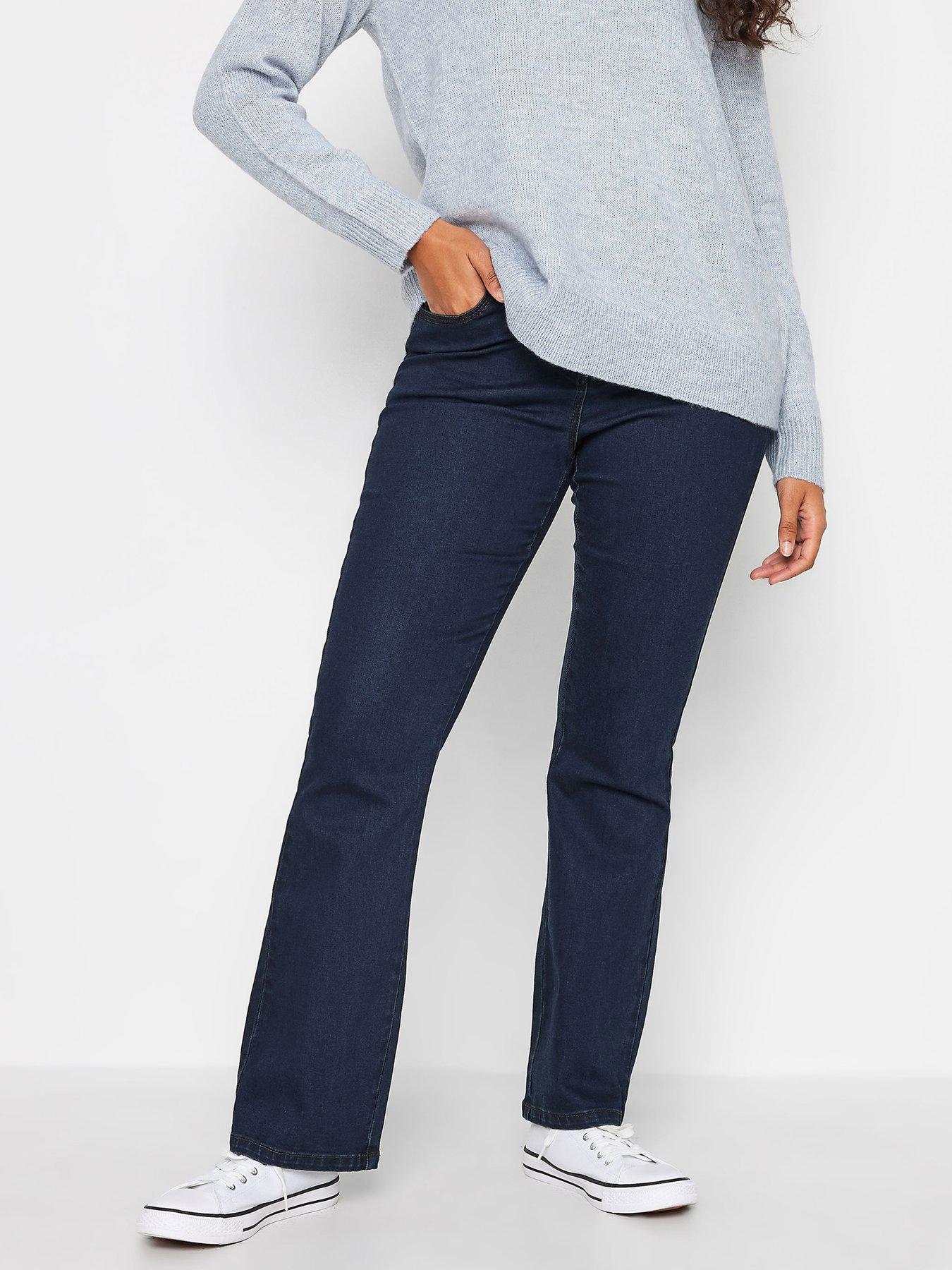 undefined Petite Indigo Straight Leg Jean
