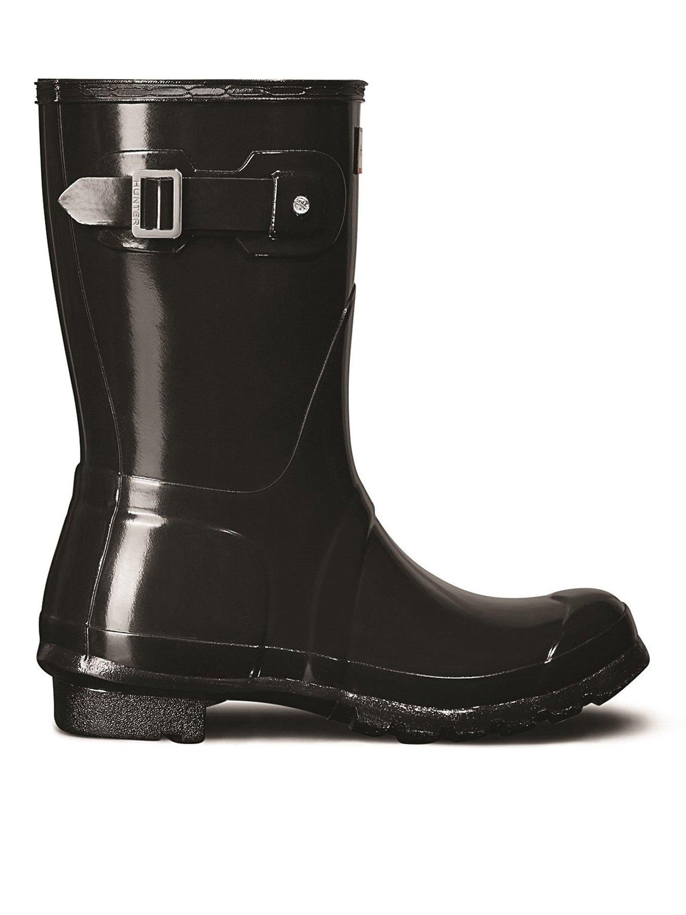 Short gloss hotsell hunter boots