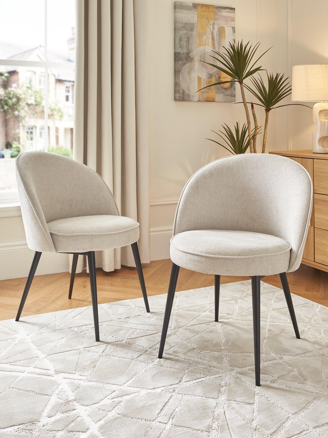 Image 1 of 6 of The Very Collection Carina Pair of Dining Chairs - Natural - FSC&reg; Certified