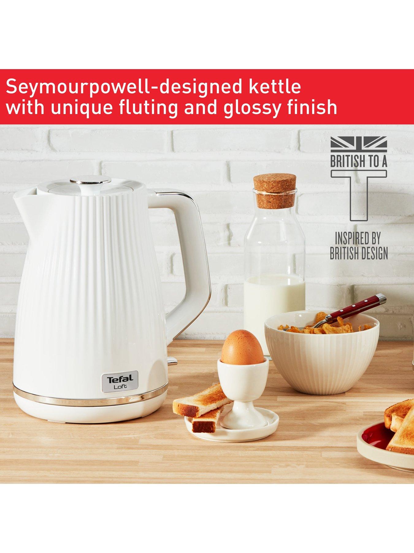 Tefal Loft Kettle 1.7L, White, KO250140