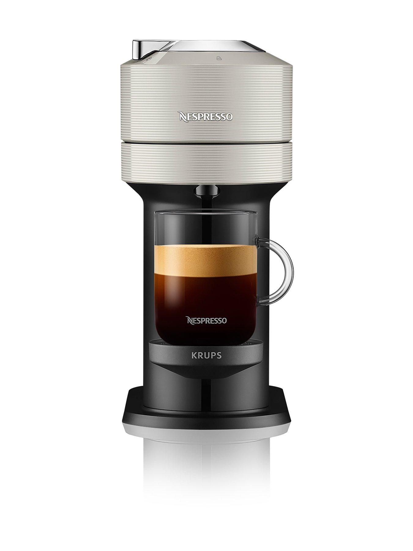 Image 2 of 6 of Nespresso Krups Vertuo Next Coffee Machine, Light Grey, XN910B40