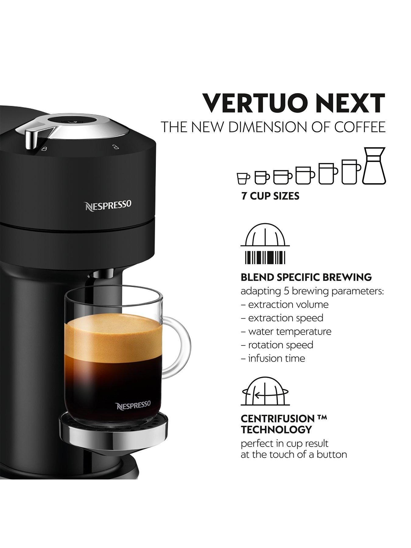  image of nespresso-krups-vertuo-next-coffee-machine-matt-black-xn910n40