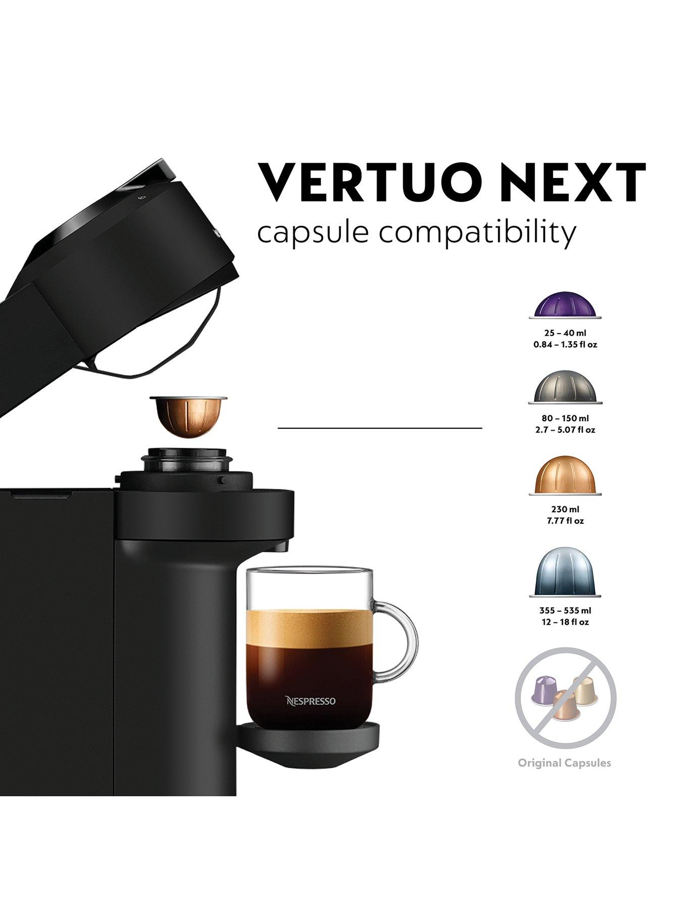  image of nespresso-krups-vertuo-next-coffee-machine-matt-black-xn910n40