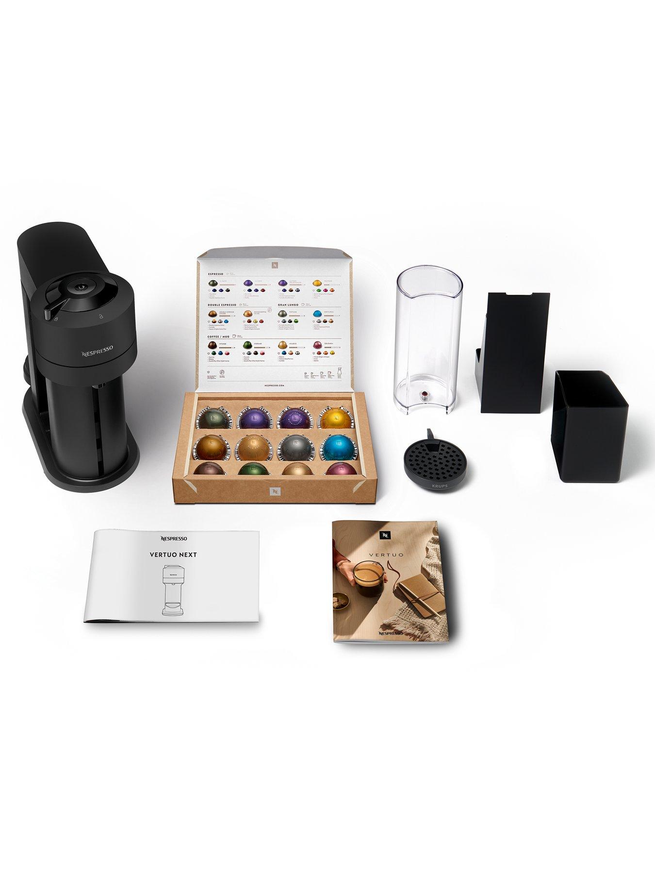  image of nespresso-krups-vertuo-next-coffee-machine-matt-black-xn910n40