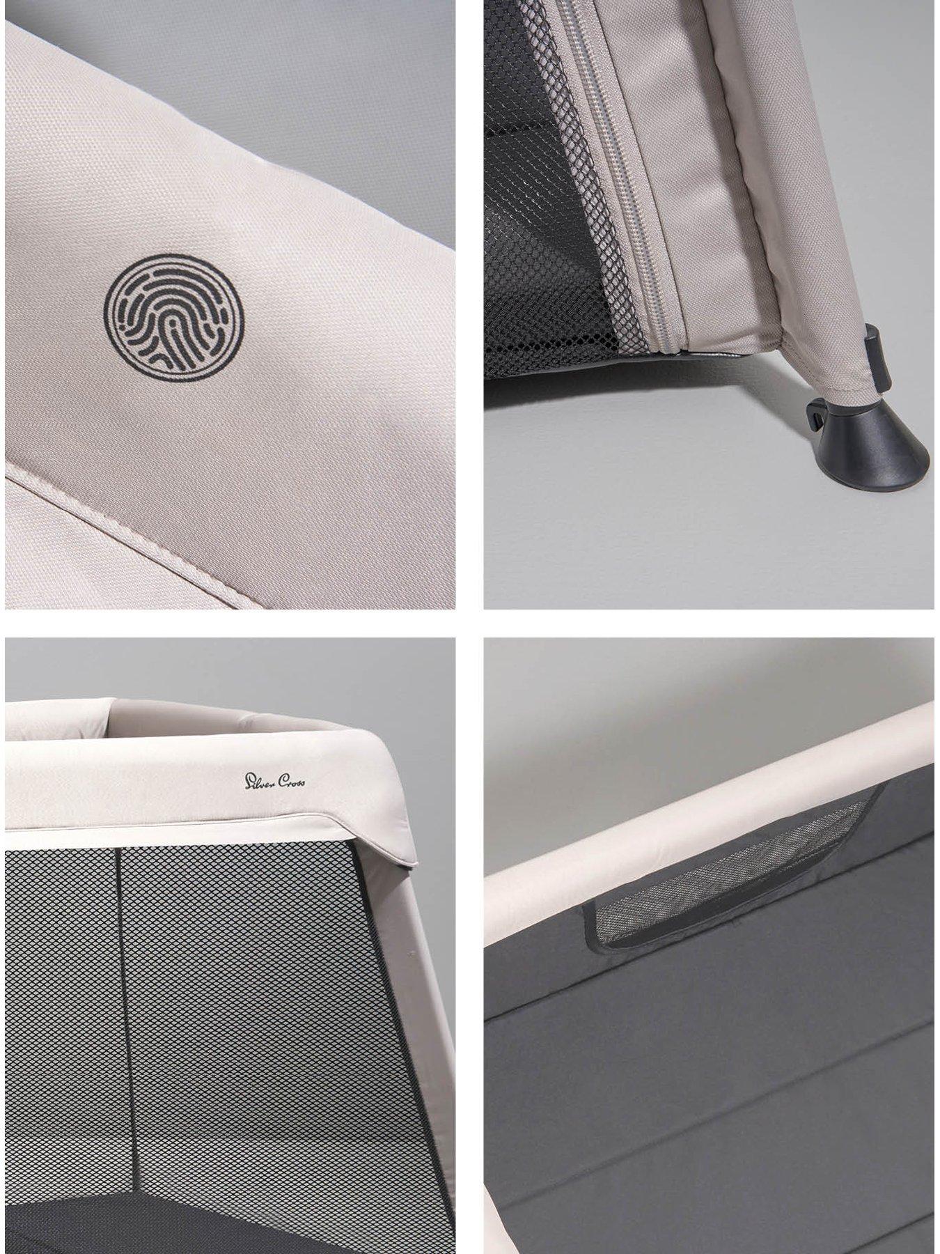 Image 4 of 8 of Silver Cross Slumber Travel Cot&nbsp;- Stone