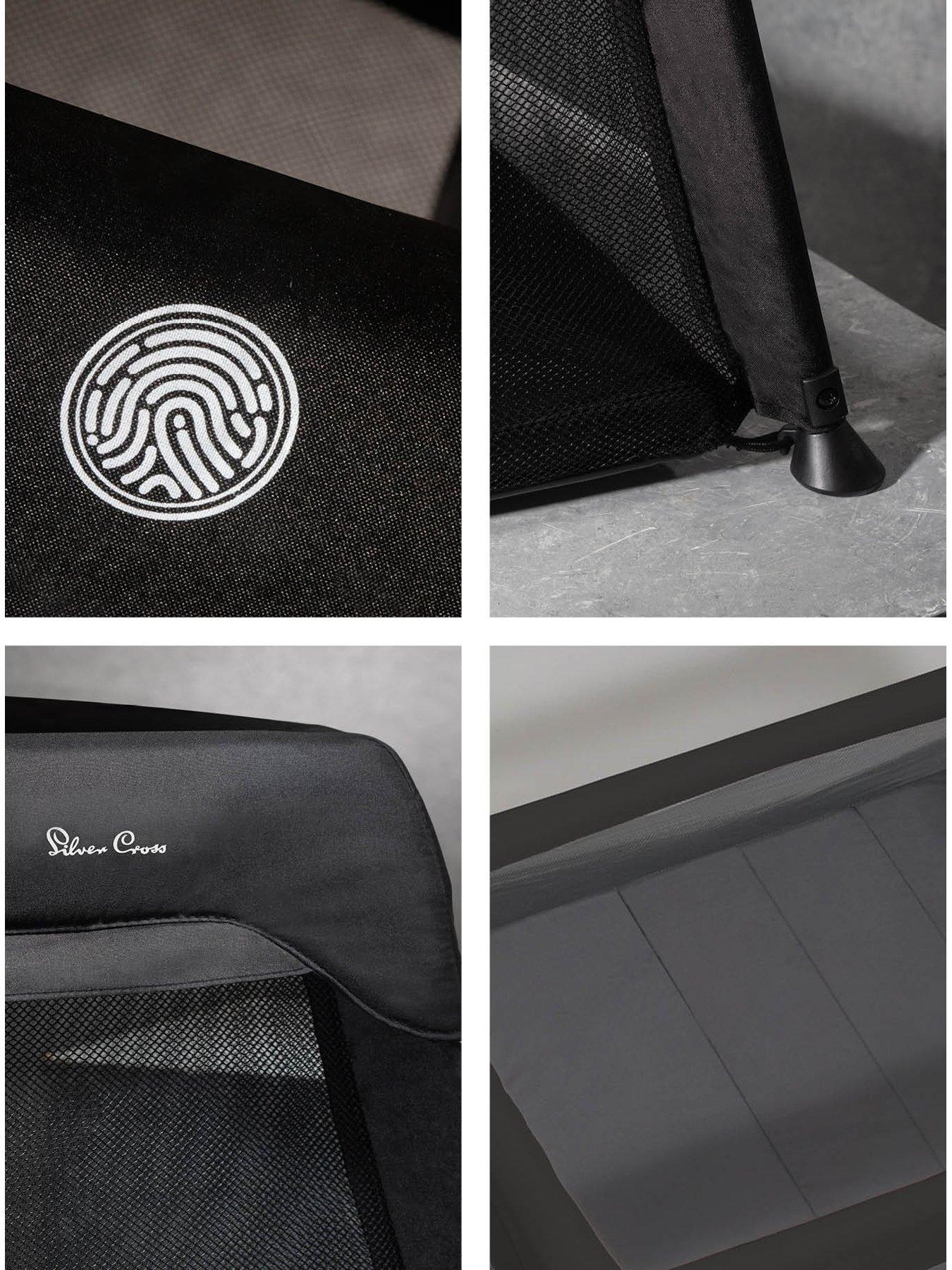 Image 4 of 8 of Silver Cross Slumber Travel Cot&nbsp;- Black