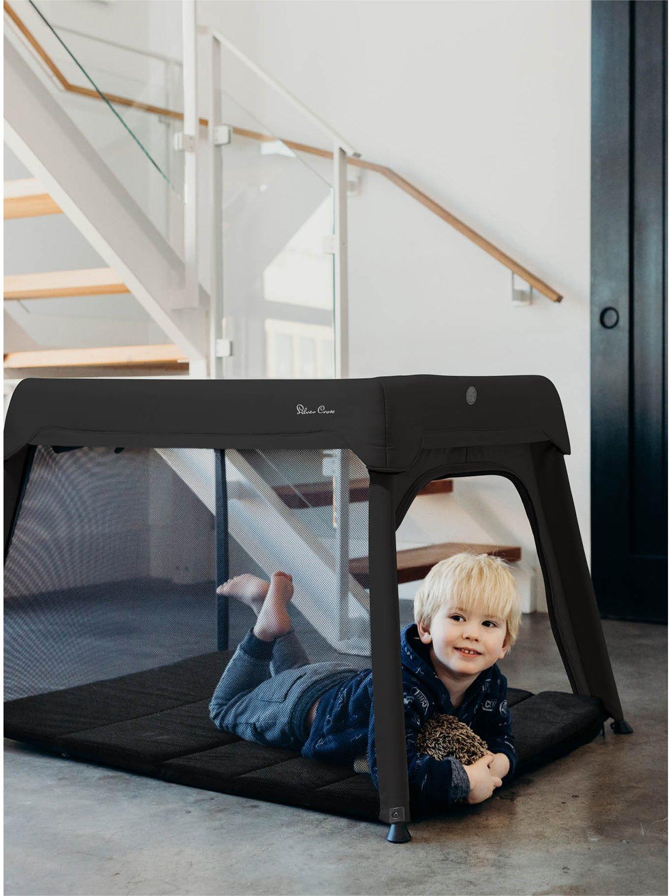 Image 7 of 8 of Silver Cross Slumber Travel Cot&nbsp;- Black