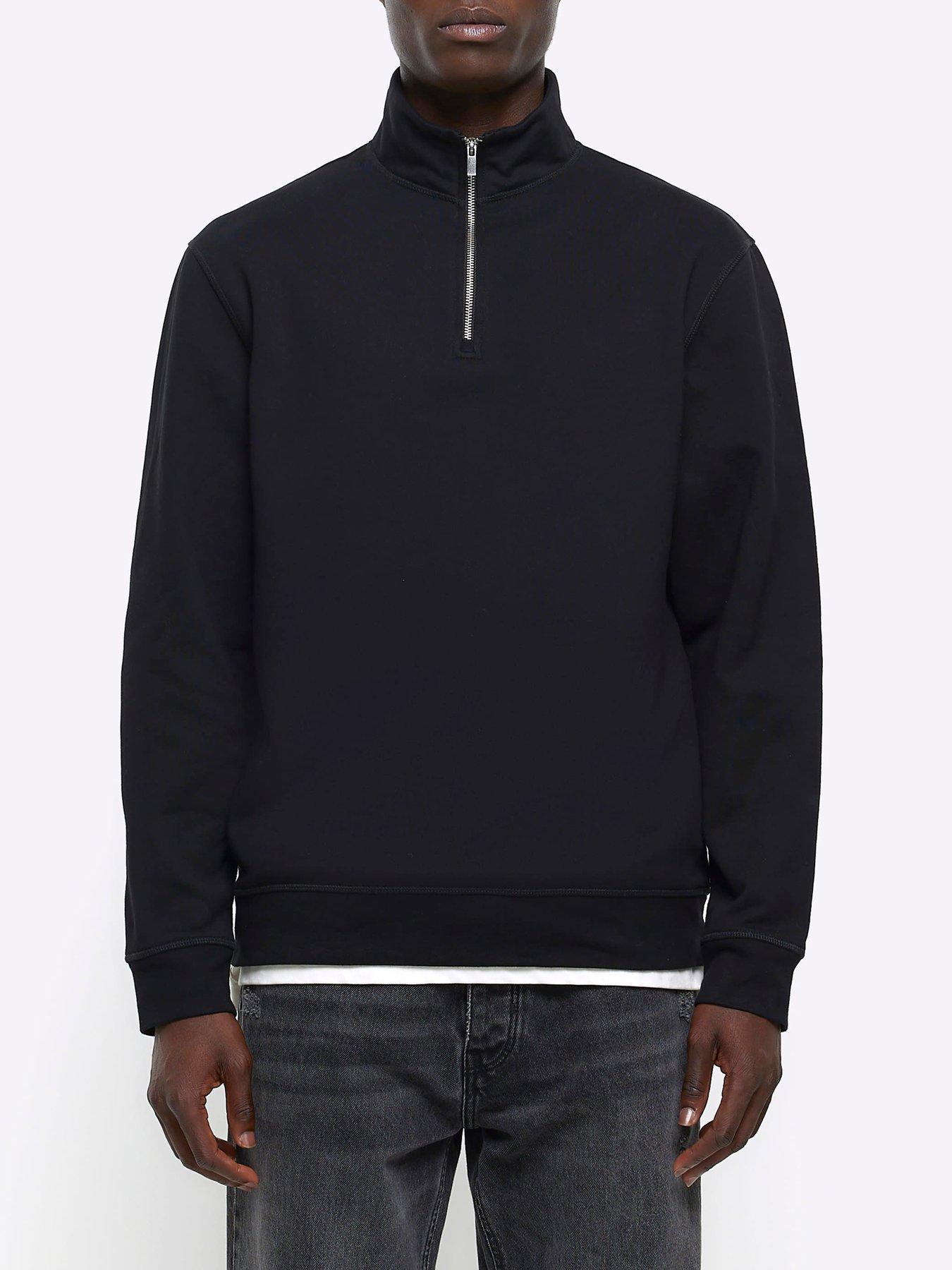 River island 2025 black sweatshirt