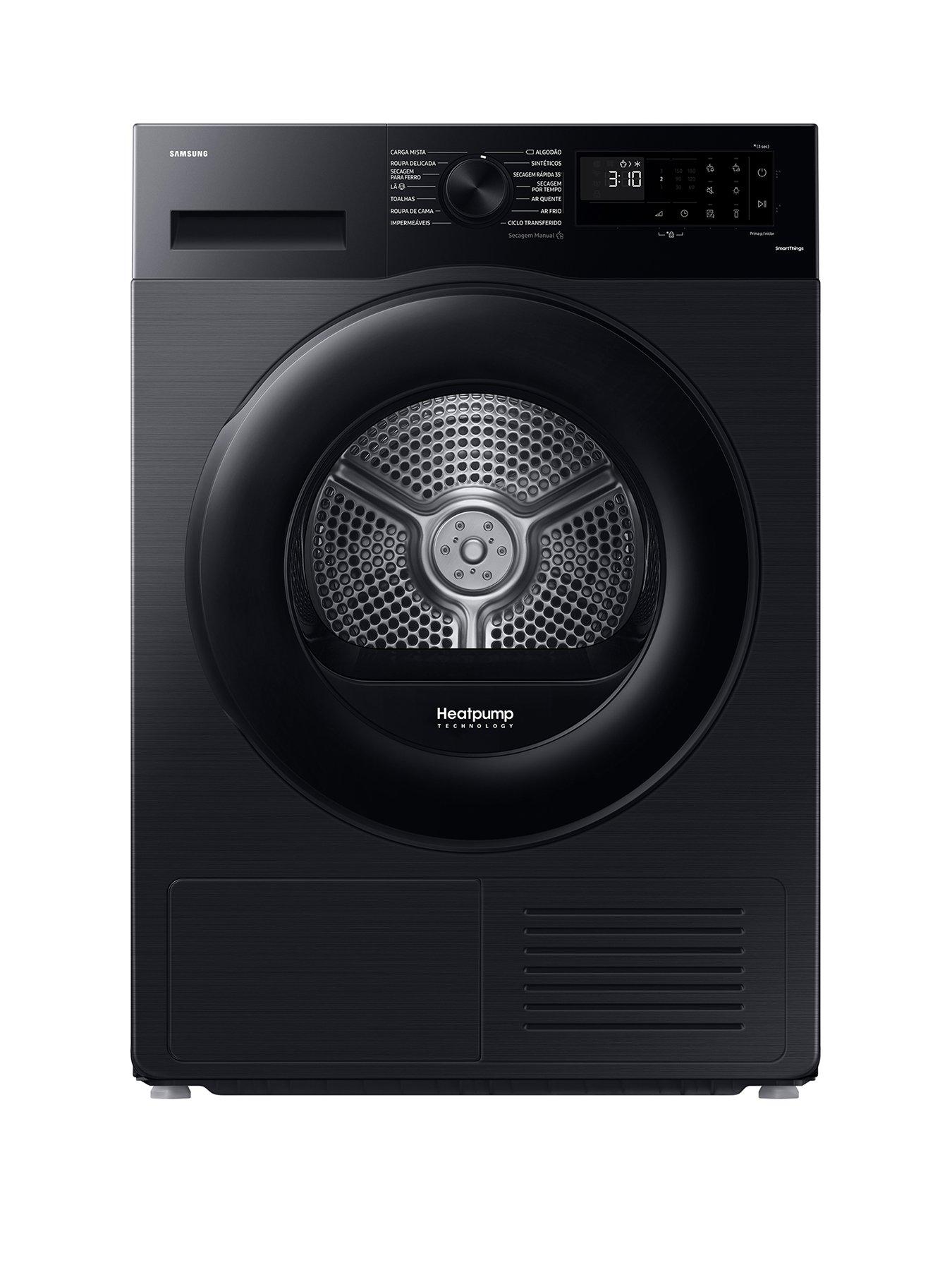 Samsung Series 5 AI Energy DV90CGC0A0ABEU 9kg Heat Pump Tumble Dryer with OptimalDry - Black