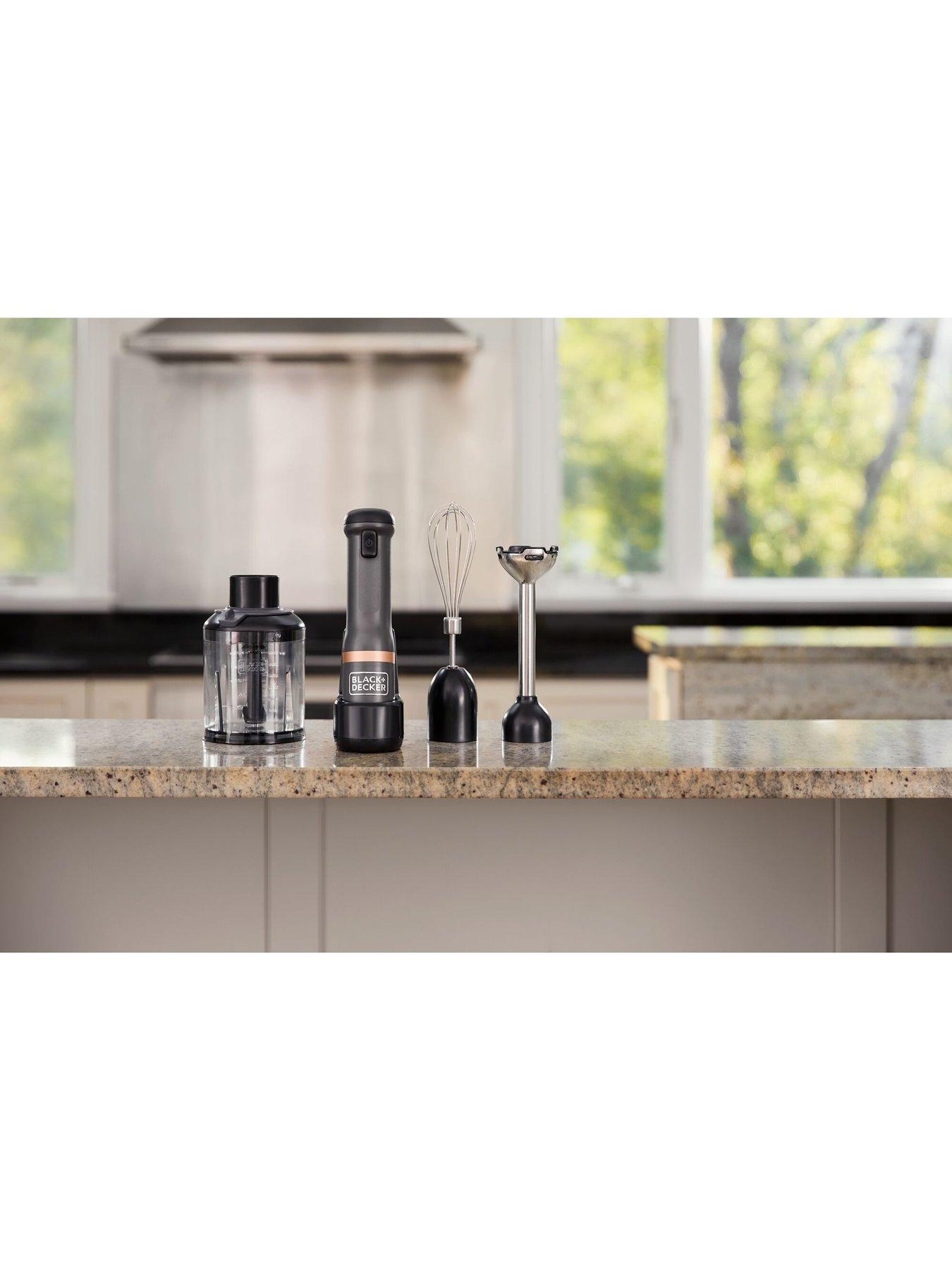 Black & Decker BLACK+DECKER Grey Cordless Kitchen Wand Multi-Tool Kit  BCKM1013KG-GB