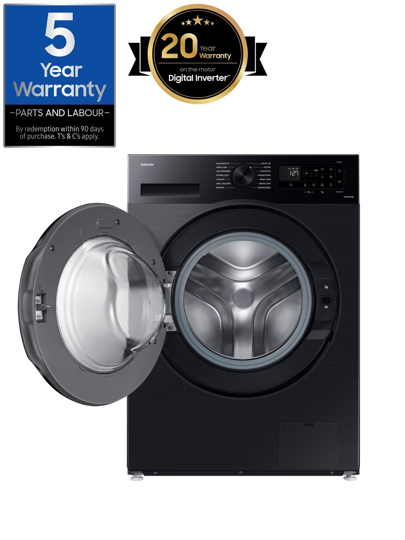  image of samsung-series-5-ai-energy-ww80cgc04dabeu-8kg-load-1400-spin-ecobubble-washing-machine-with-smartthings-black