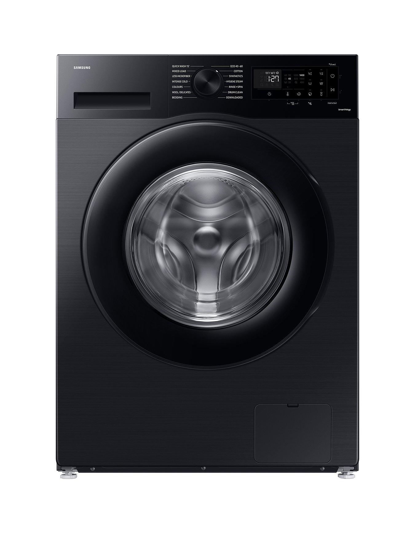 Samsung Series 5 AI Energy WW90CGC04DABEU 9kg Load, 1400 Spin ecobubble Washing Machine with SmartThings - Black