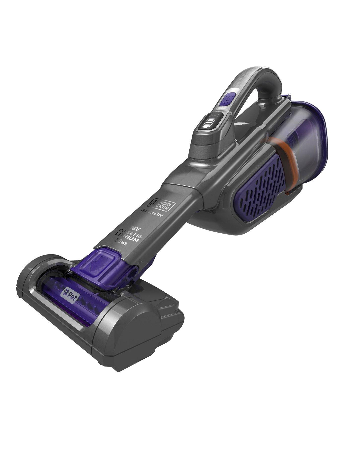 Black & Decker BLACK+DECKER 18V Cordless Dustbuster Handheld Vacuum Cleaner with Pet Extension