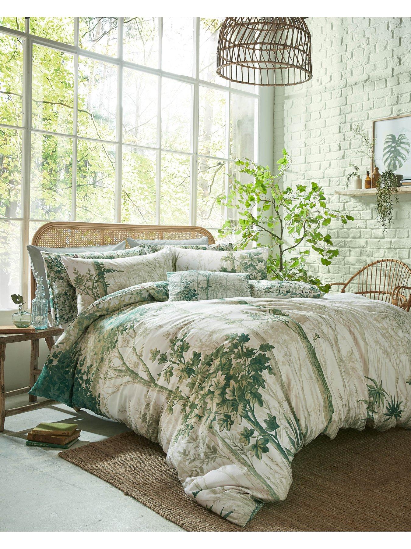 undefined Copice Forest 100% Cotton Sateen Duvet Cover Set
