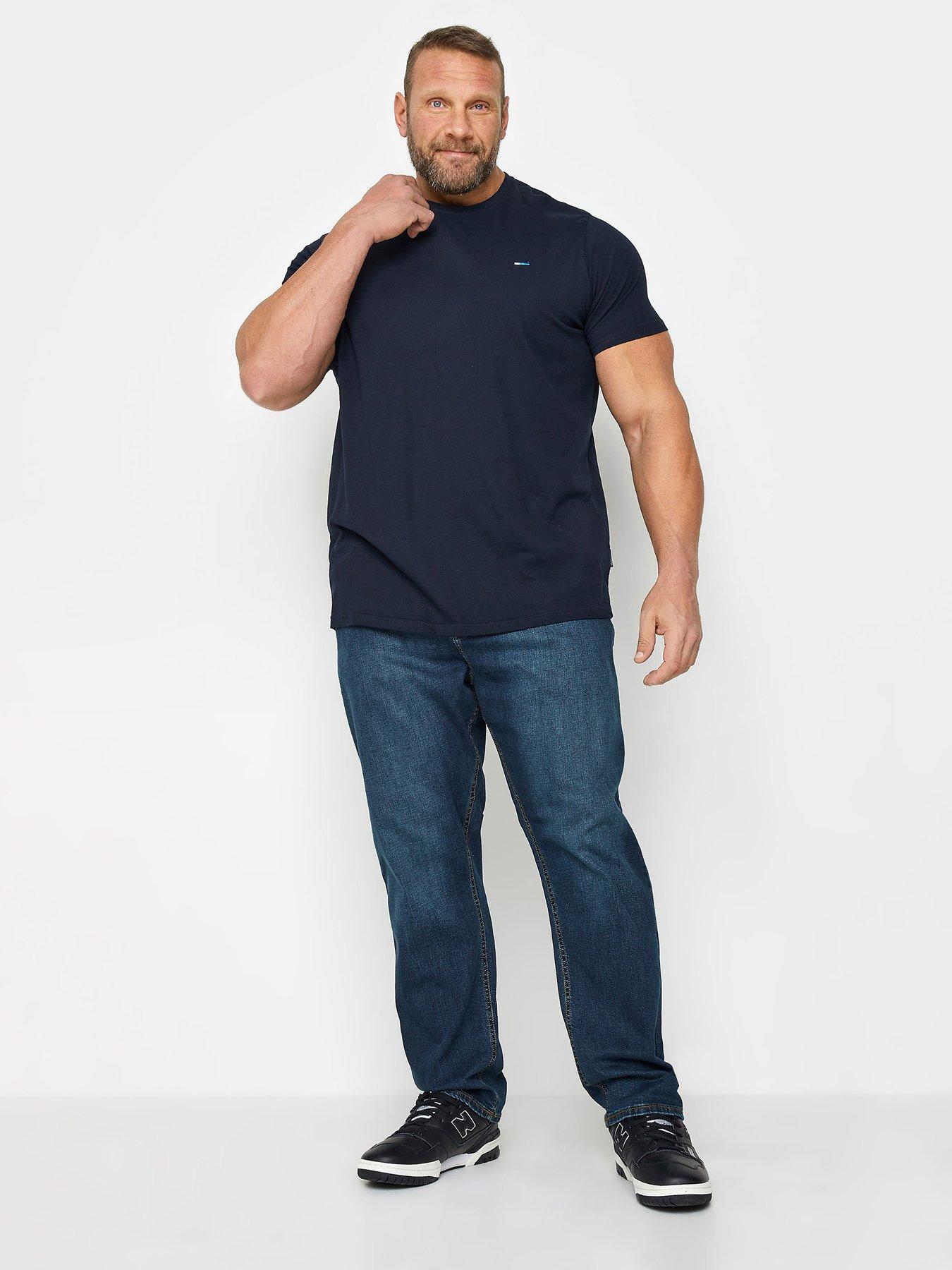  image of badrhino-mid-blue-stretch-jean