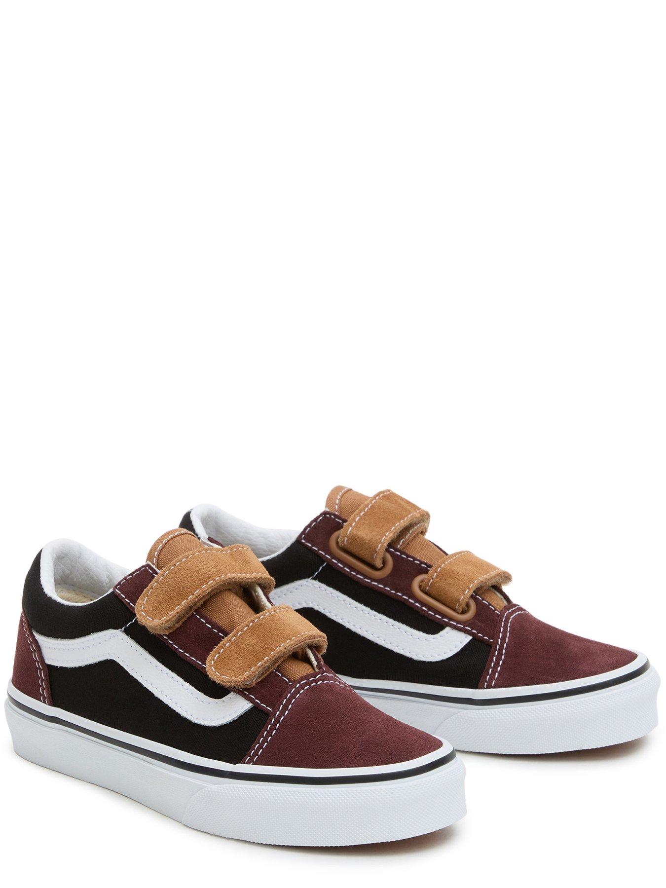 Vans old skool unisex shop trainers in colour block suede