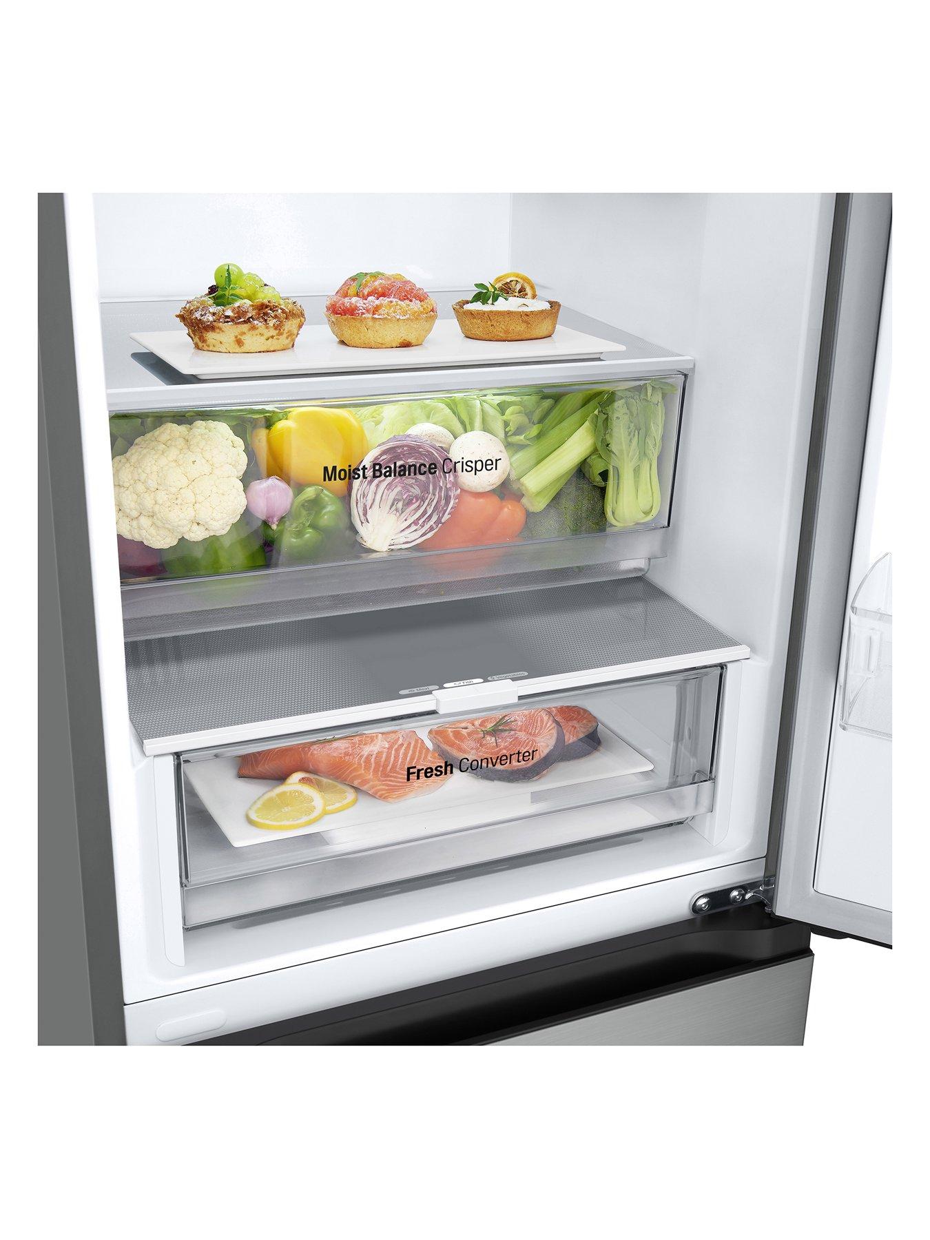 Image 5 of 7 of LG NatureFRESH GBV3100DPY 60cm Wide Fridge Freezer - Prime Silver - 344L