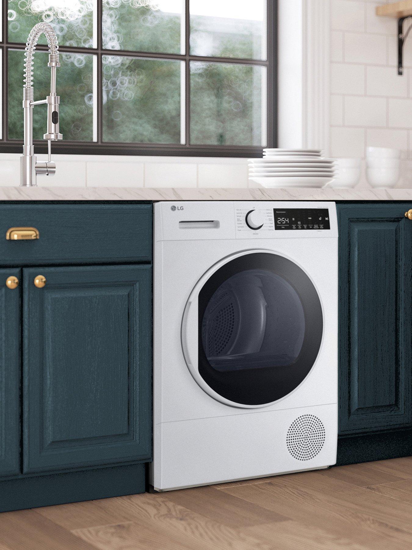  image of lg-fdt208w-8kg-heat-pump-tumble-dryer-white-a-rated