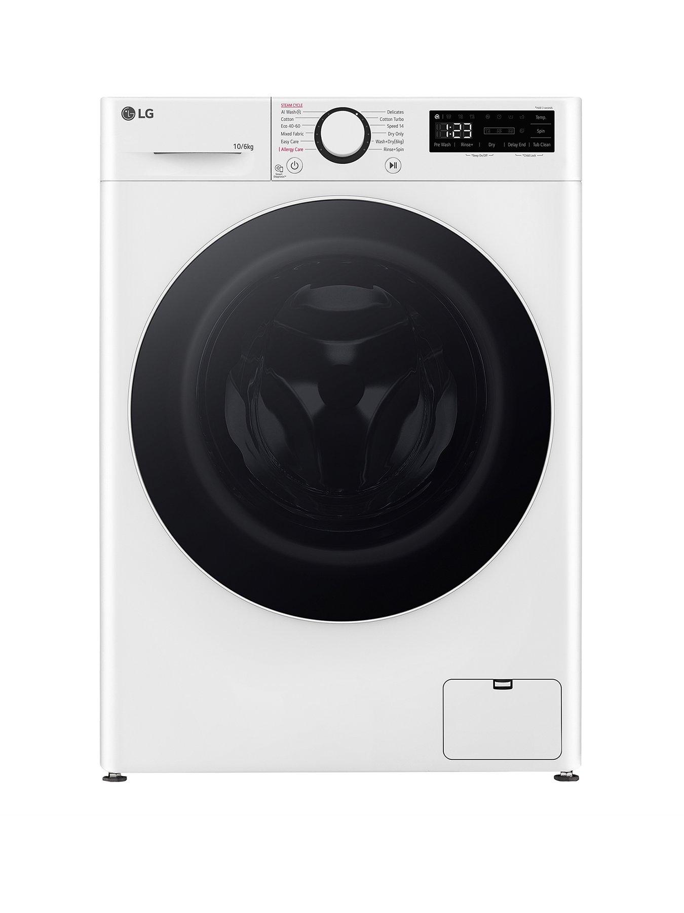 undefined TurboWash FWY606WWLN1 10kg Wash, 6kg Dry, 1400 Spin Washer Dryer - White