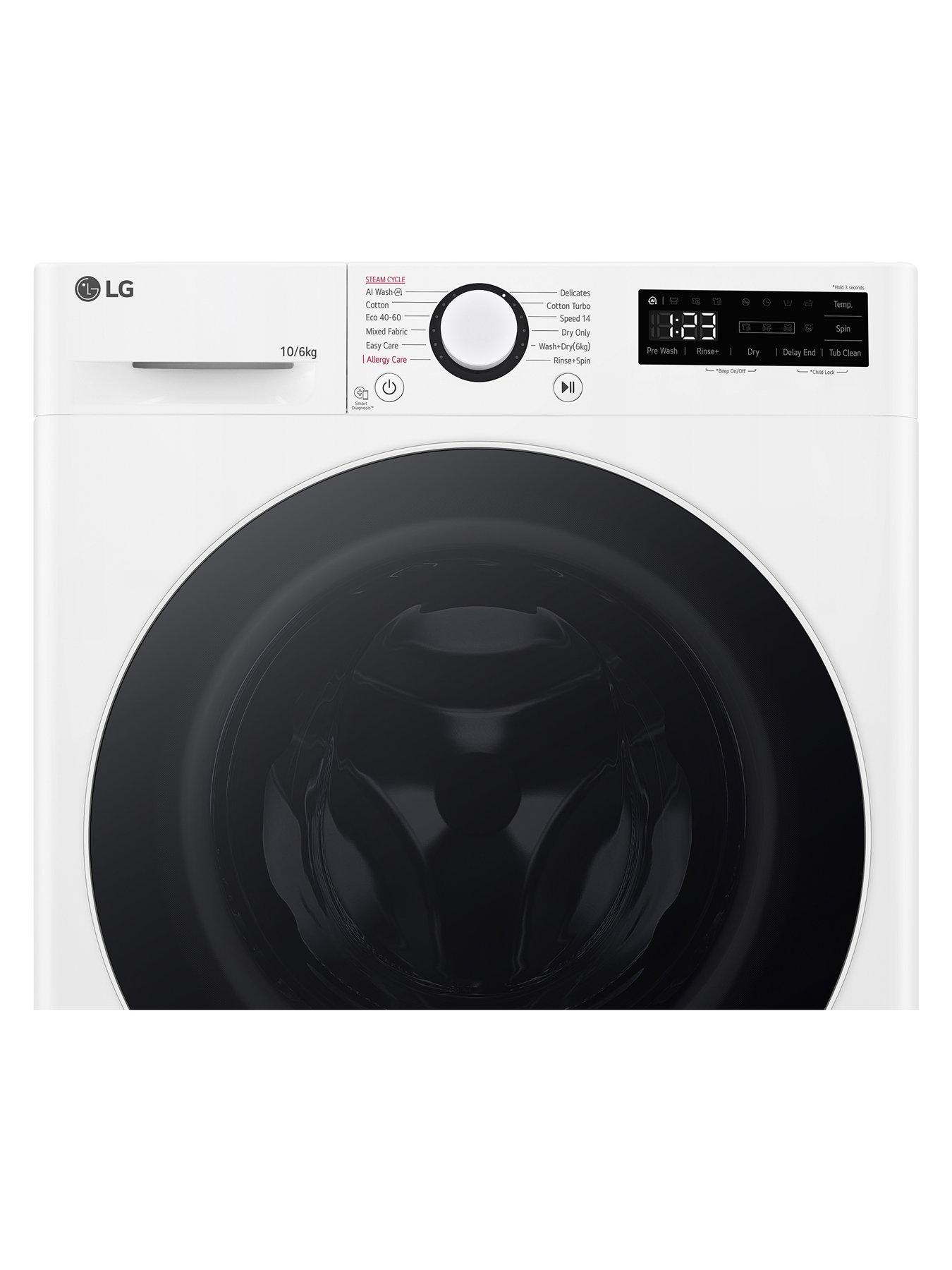 Image 4 of 7 of LG Series 4 AI Direct DriveT FWY606WWLN1 10kg Wash 6kg Dry 1400rpm -White - A-10% / D Rated
