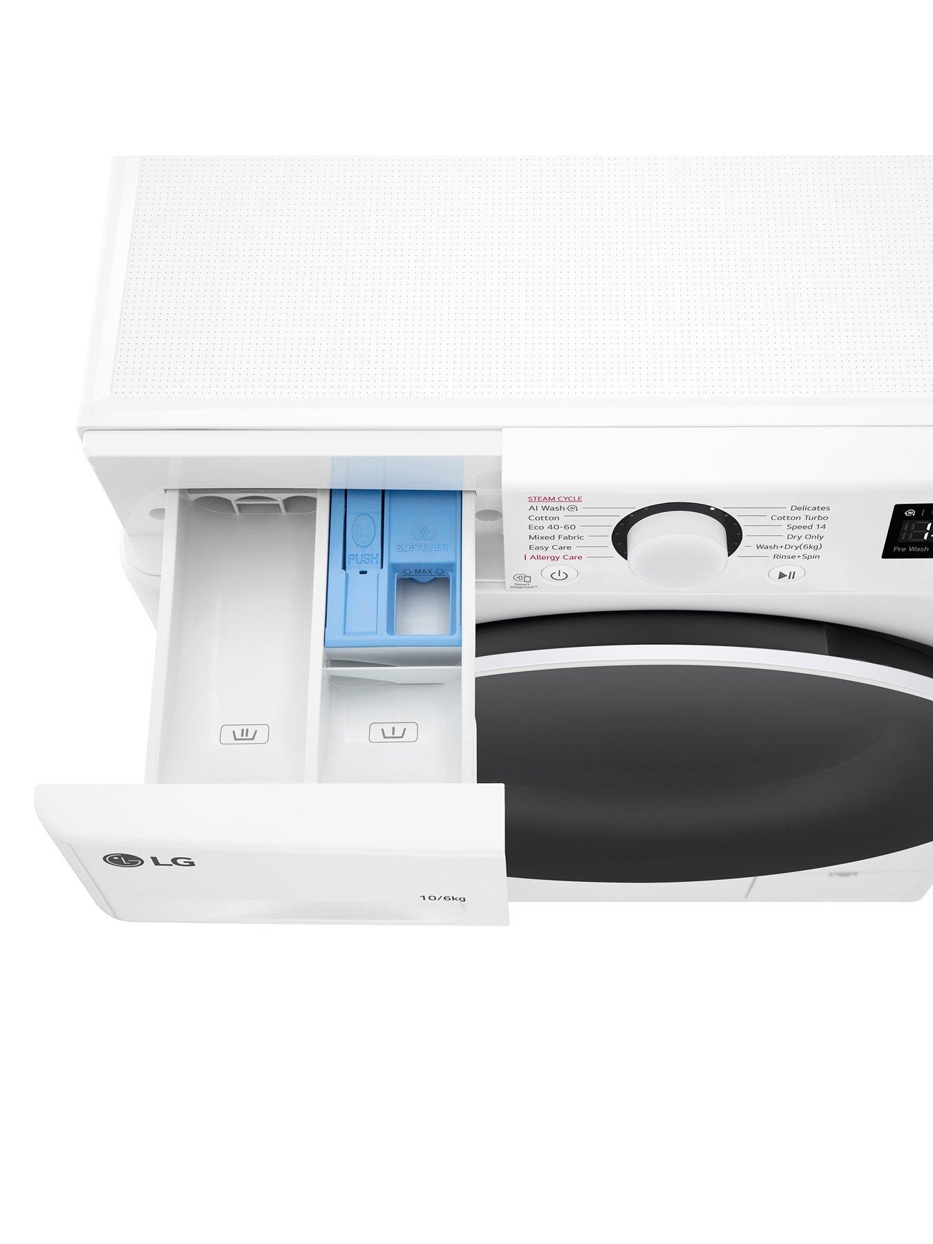 Image 5 of 7 of LG Series 4 AI Direct DriveT FWY606WWLN1 10kg Wash 6kg Dry 1400rpm -White - A-10% / D Rated
