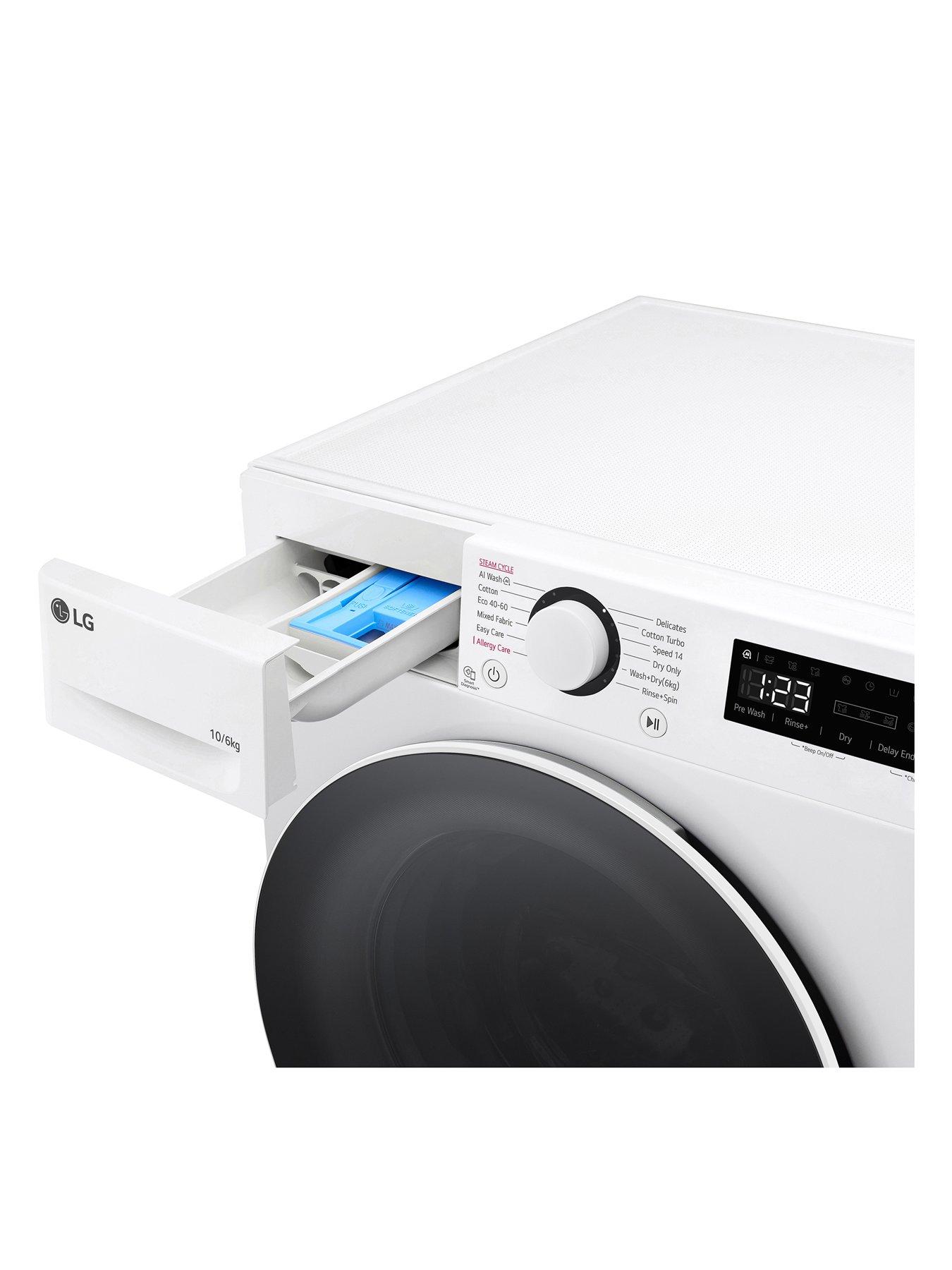 Image 6 of 7 of LG Series 4 AI Direct DriveT FWY606WWLN1 10kg Wash 6kg Dry 1400rpm -White - A-10% / D Rated