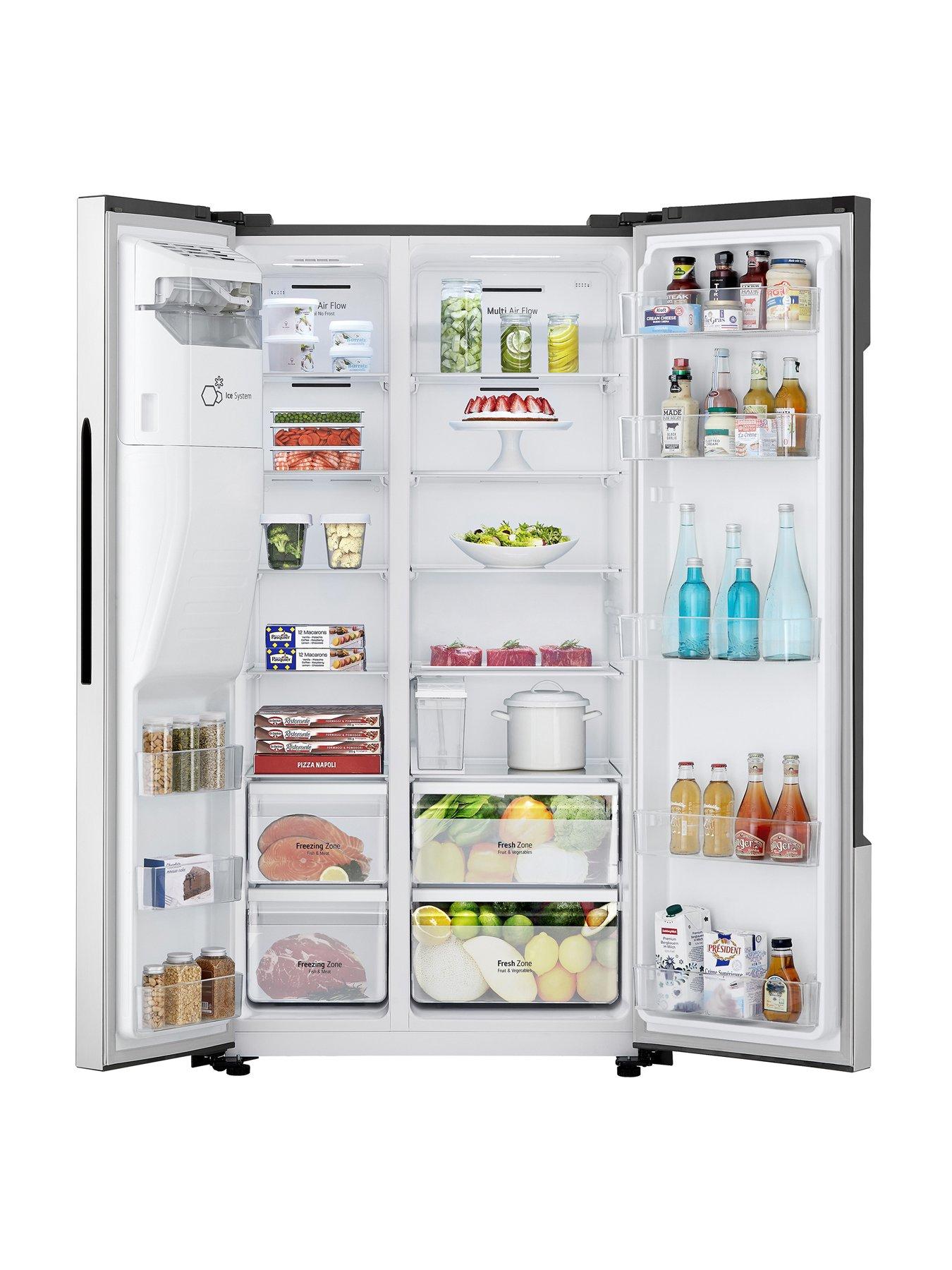 Samsung 696 litre side deals by side fridge freezer