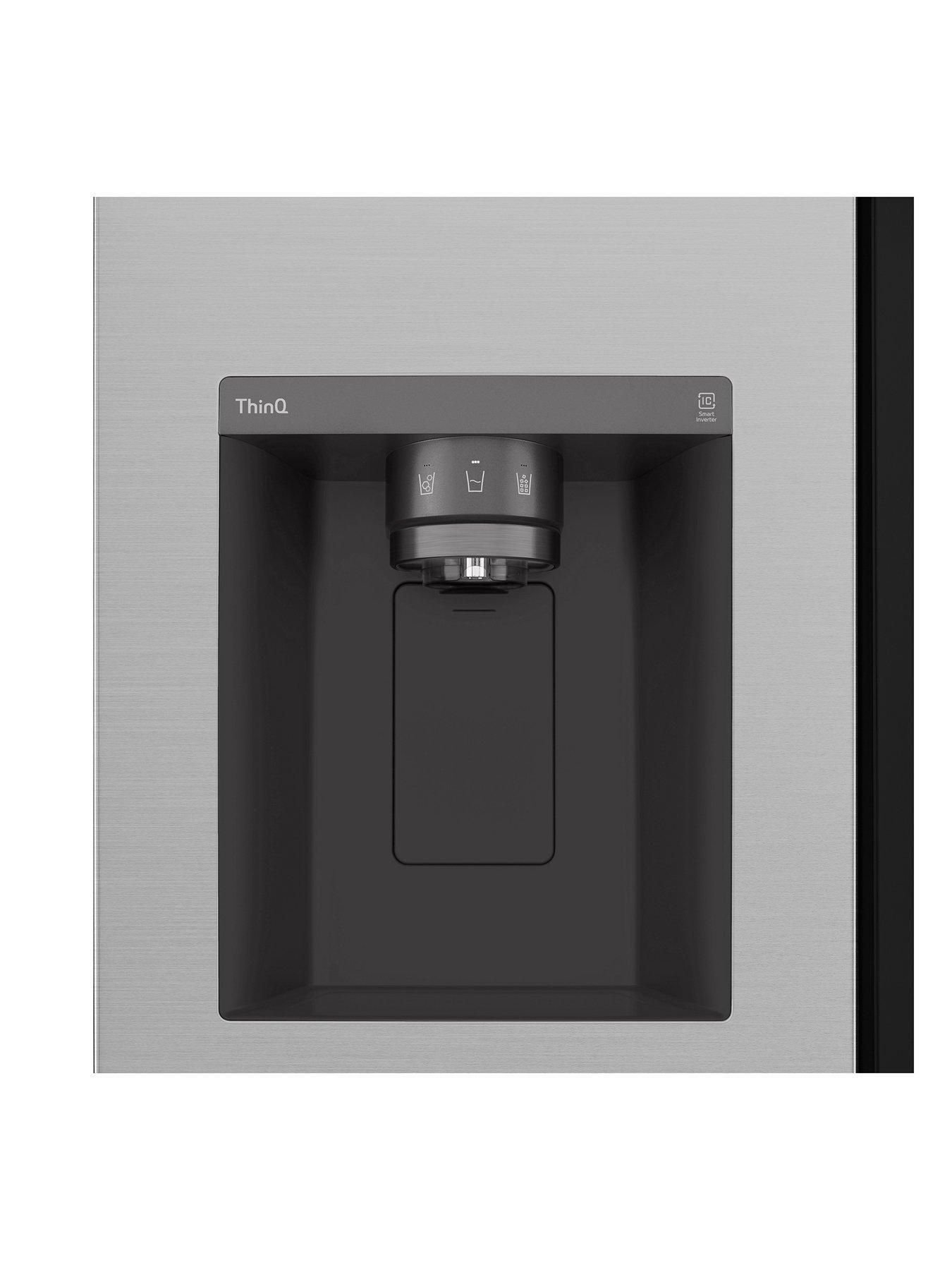 Image 6 of 7 of LG InstaView GSGV81PYLL Side-by-Side American&nbsp;Fridge Freezer with Non-Plumbed Water &amp; Ice Dispenser - Prime Silver - 635L - E Rated
