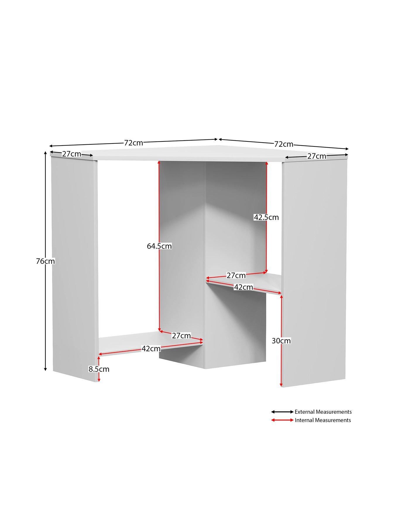 Image 6 of 6 of Vida Designs Hetton Corner Desk